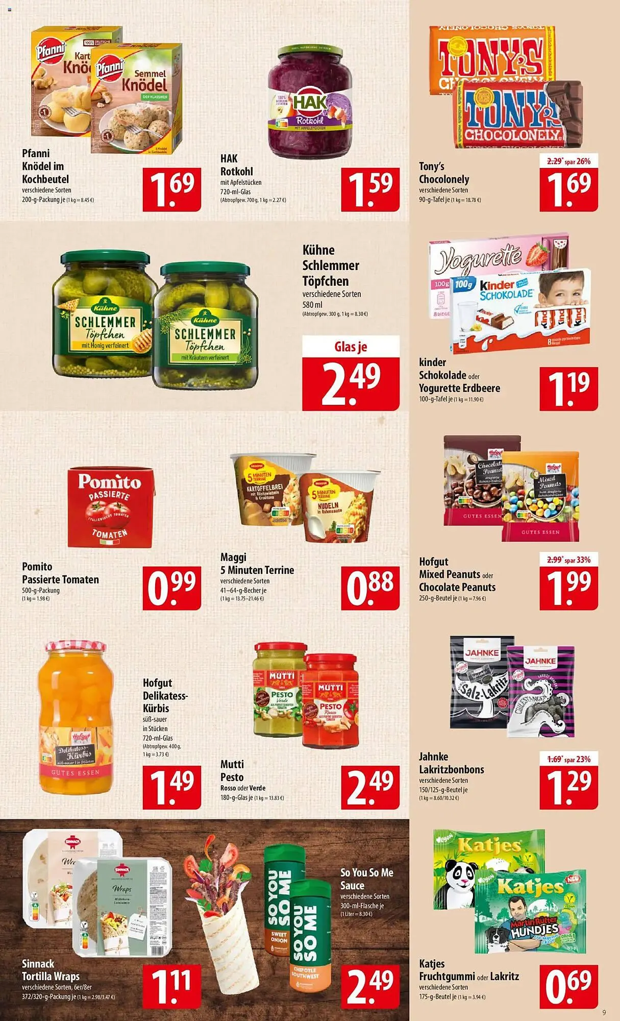 Famila Nord Ost Prospekt von 3. November bis 8. November 2025 - Prospekt seite 9