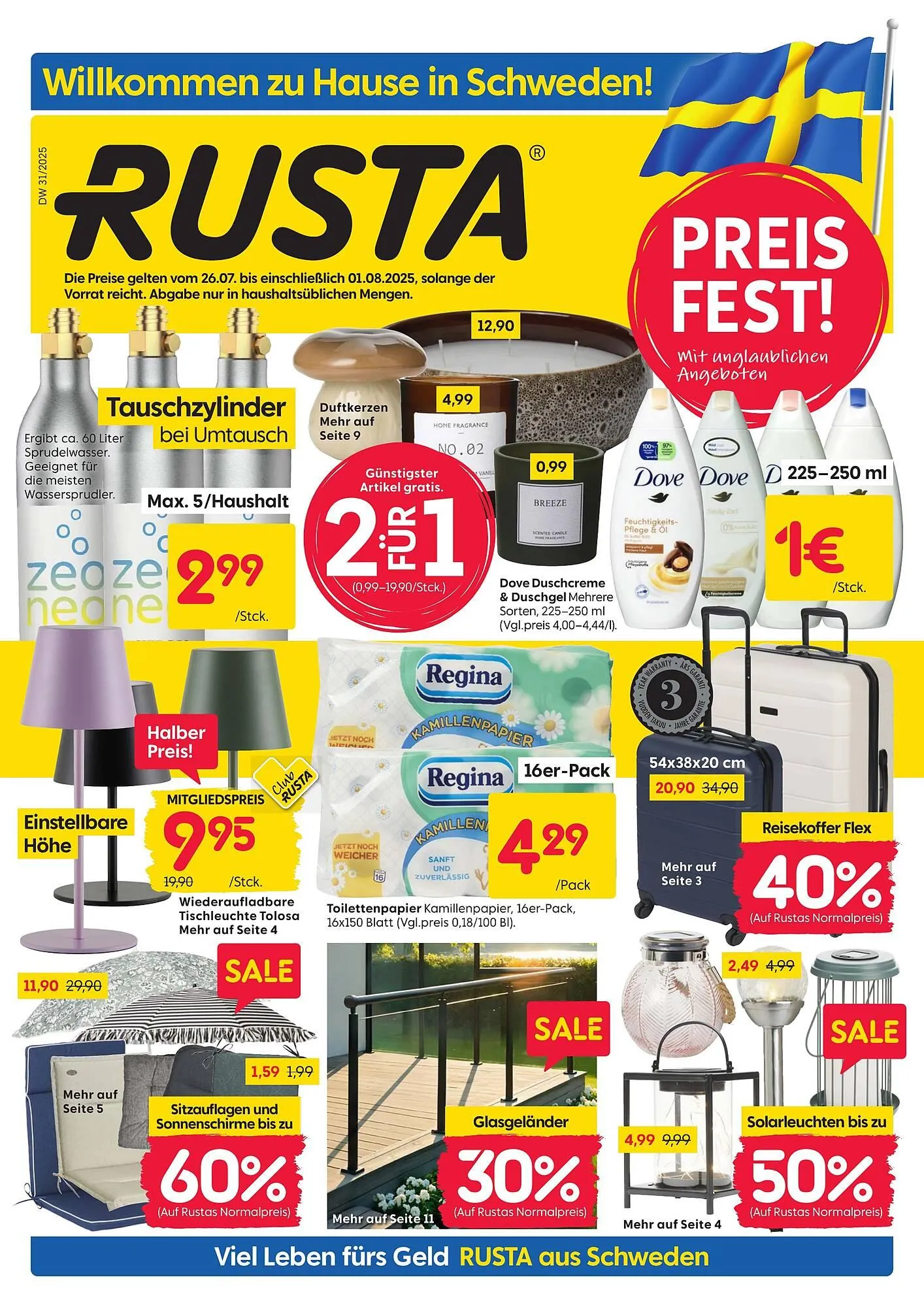 Rusta Prospekt von 26. Juli bis 1. August 2025 - Prospekt seite 1