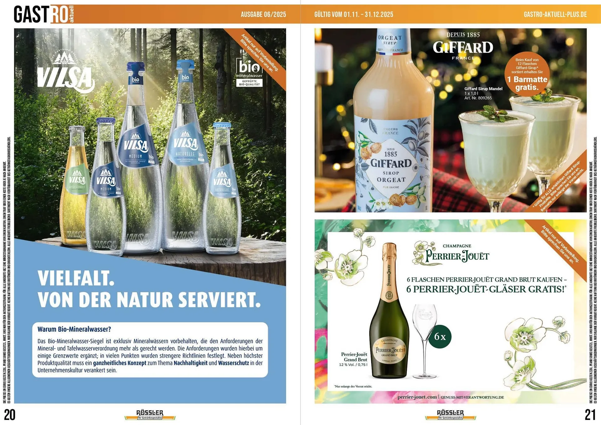 Getränke Rössler Prospekt von 1. November bis 30. November 2025 - Prospekt seite 11