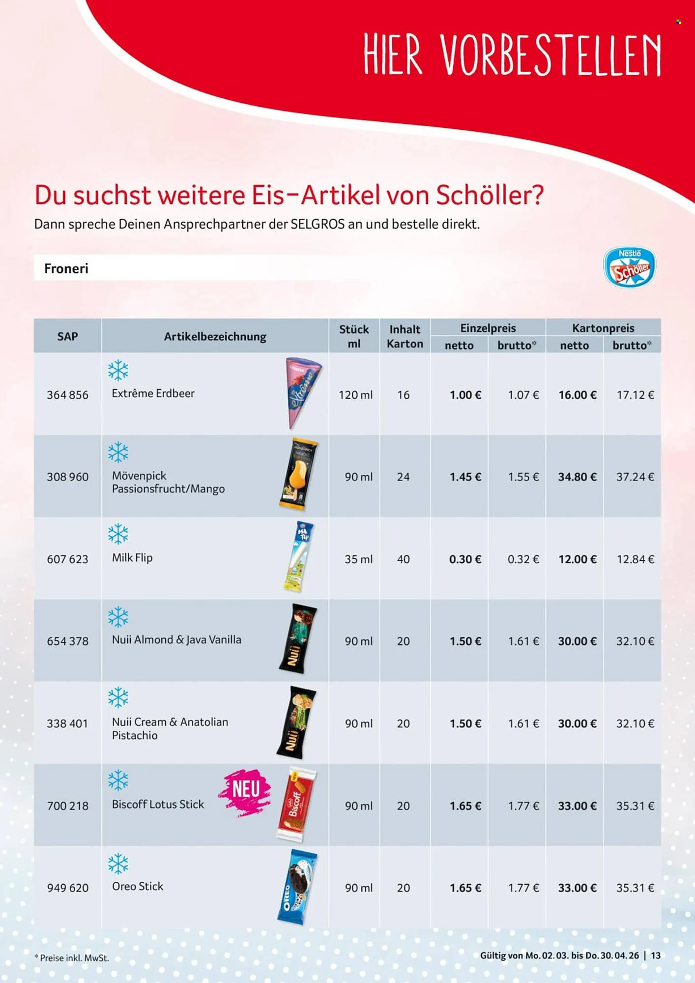 Selgros Prospekt von 2. März bis 30. April 2026 - Prospekt seite 13