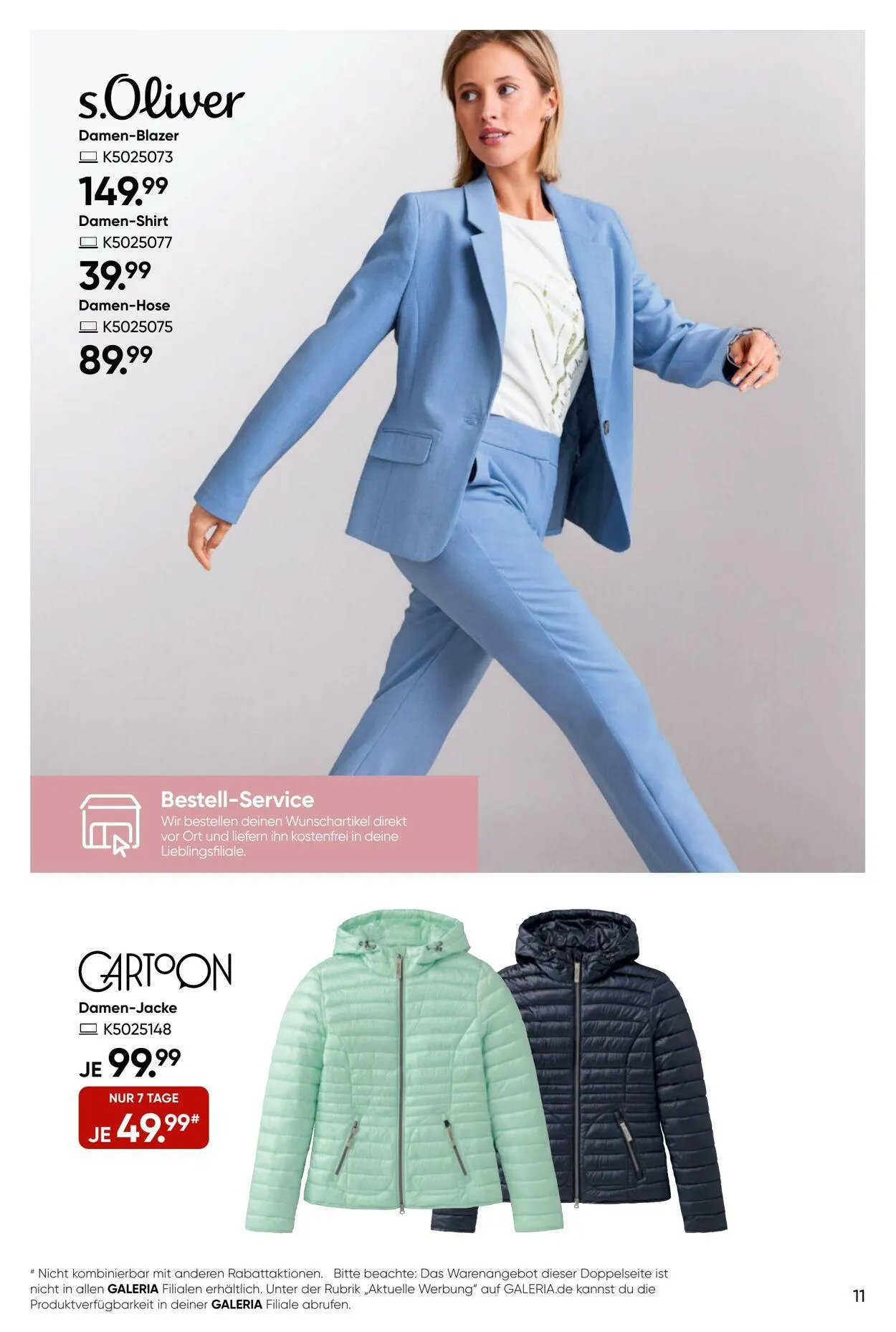 GALERIA Kaufhof Aktueller Prospekt von 19. März bis 25. März 2025 - Prospekt seite 11
