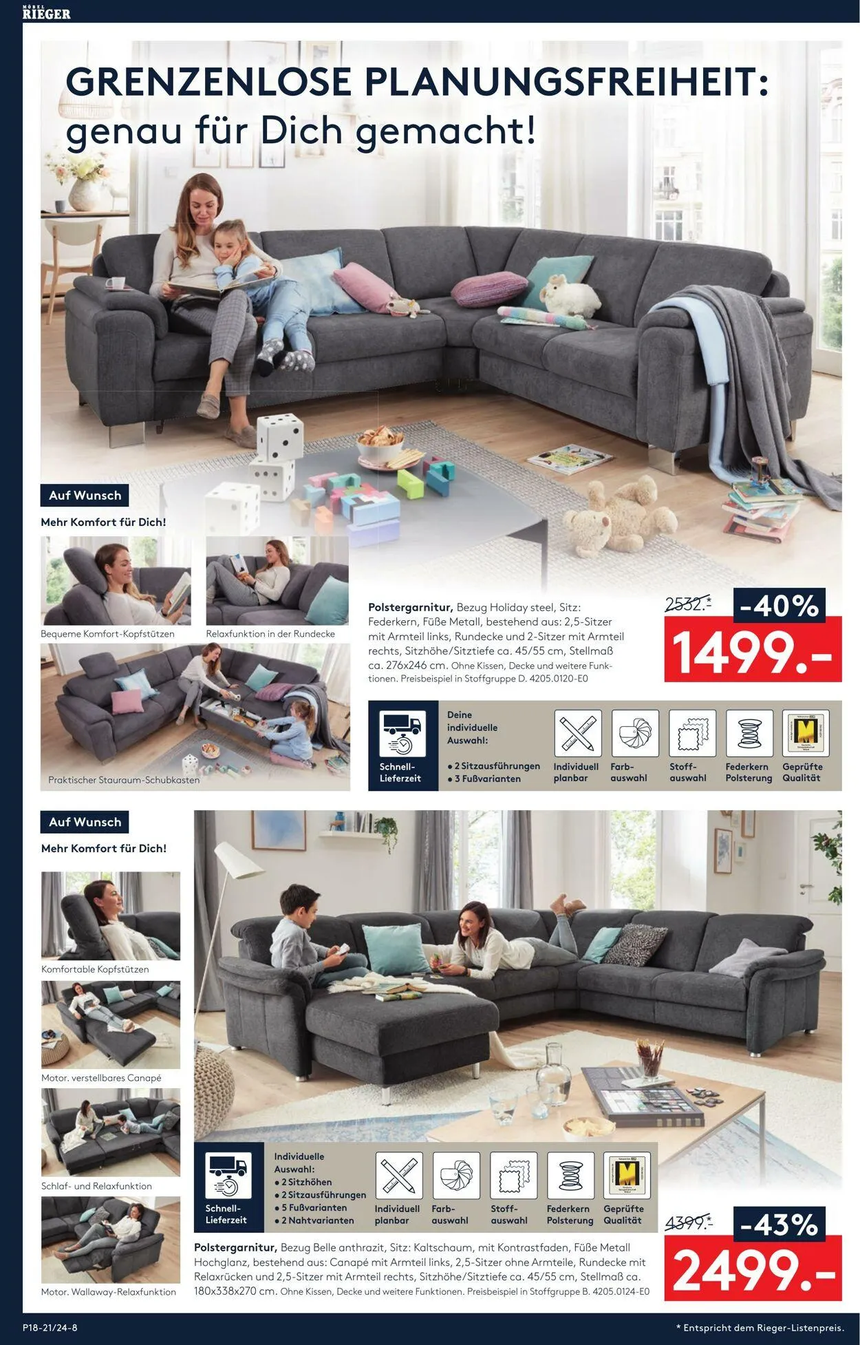 Möbel Rieger Aktueller Prospekt von 25. Februar bis 11. März 2026 - Prospekt seite 8