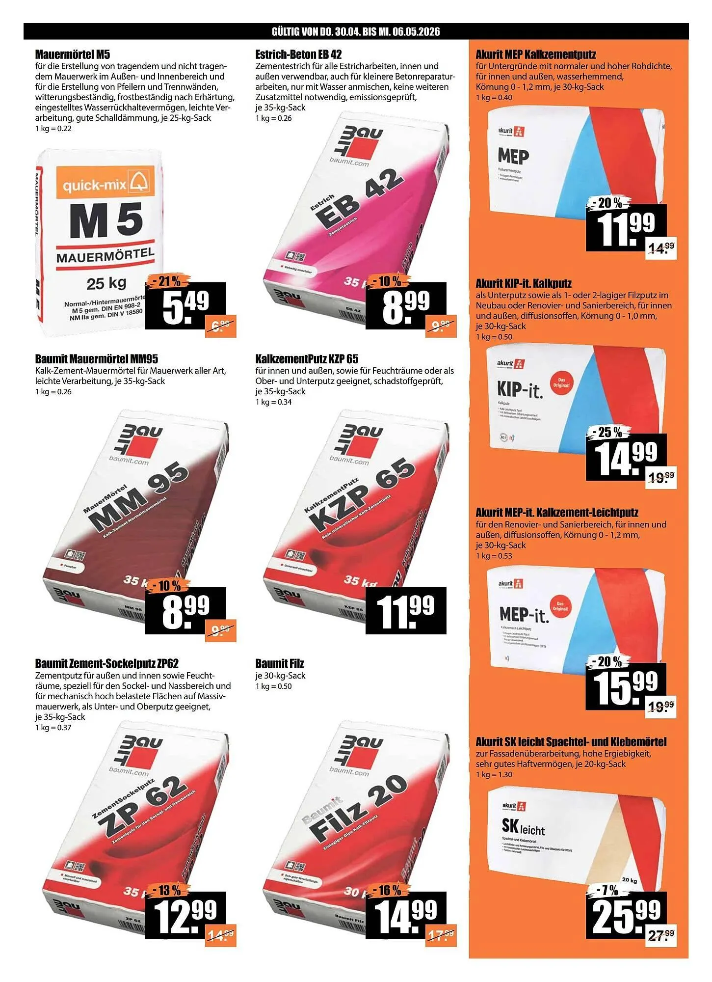 V Baumarkt Prospekt von 30. April bis 7. Mai 2026 - Prospekt seite 7