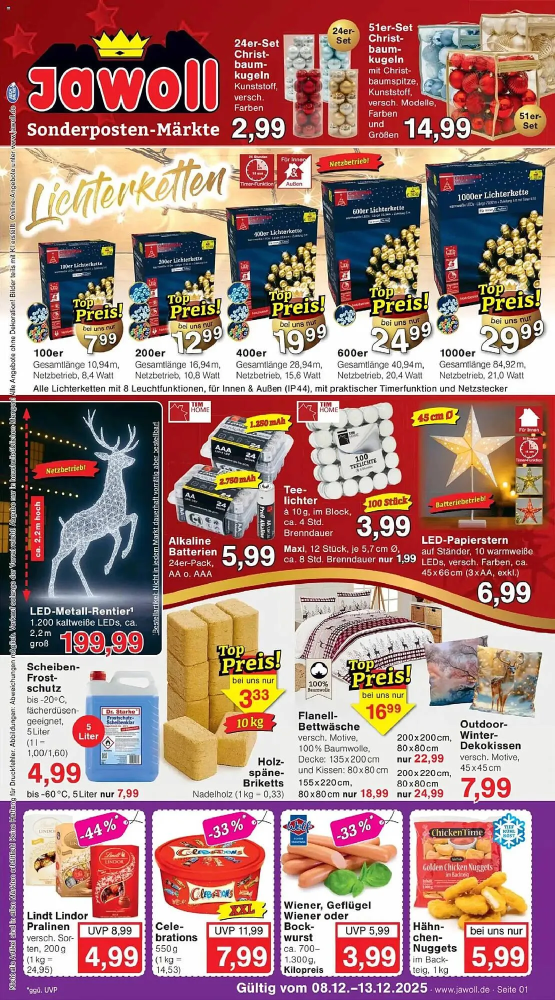 Jawoll Prospekt von 8. Dezember bis 13. Dezember 2025 - Prospekt seite 1