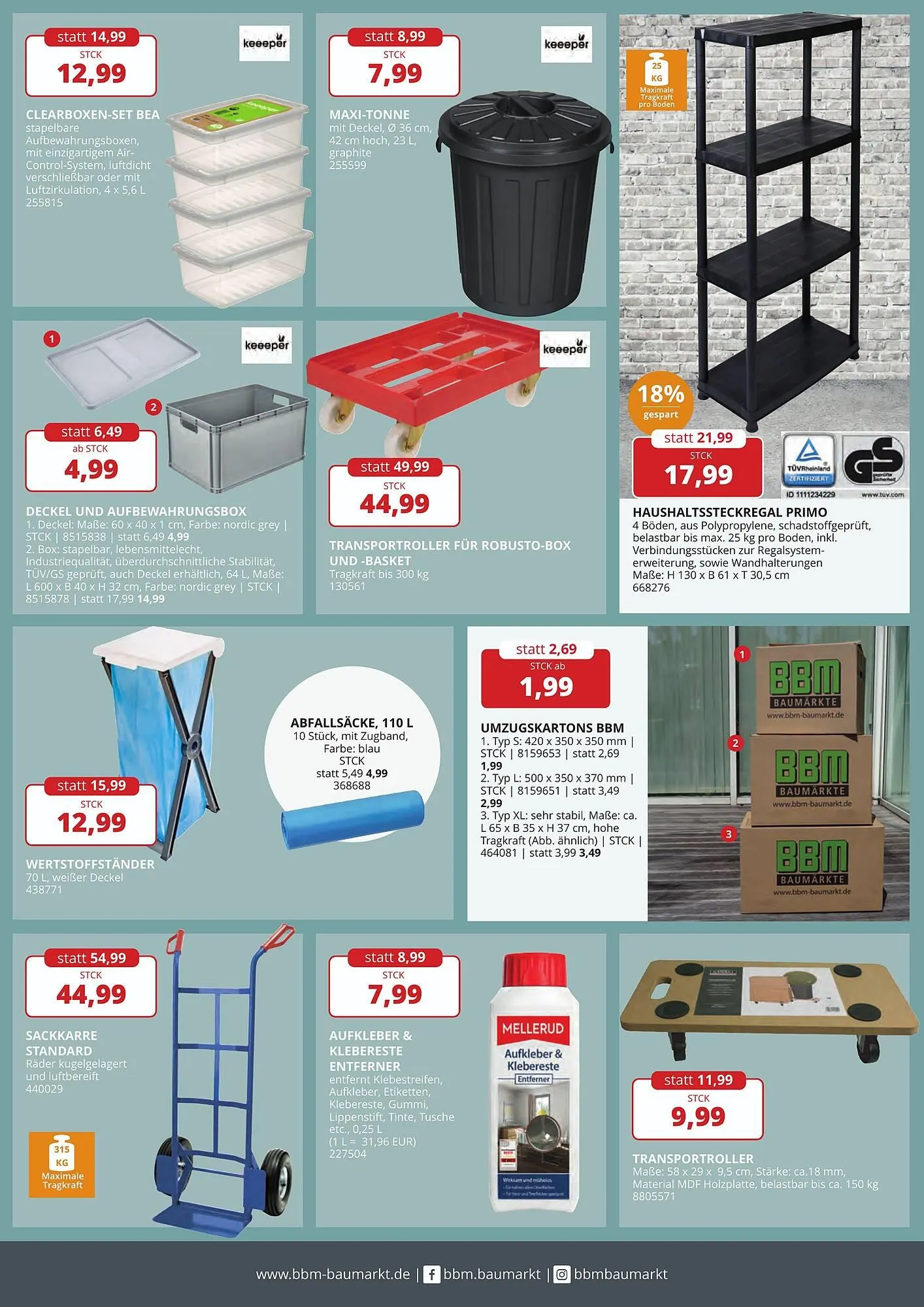 BBM Baumarkt Prospekt von 13. Januar bis 18. Januar 2025 - Prospekt seite 12