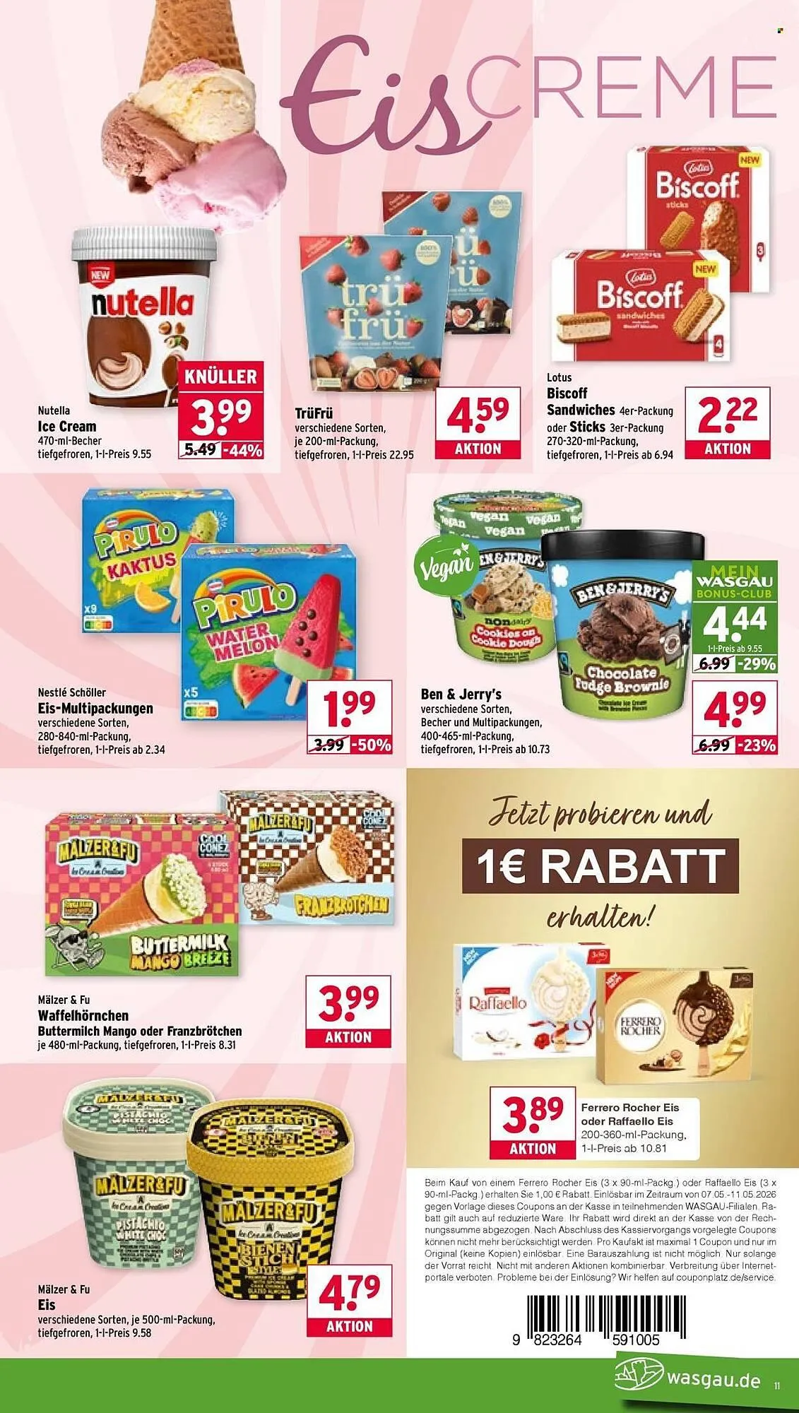 Wasgau Prospekt von 7. April bis 11. April 2026 - Prospekt seite 11