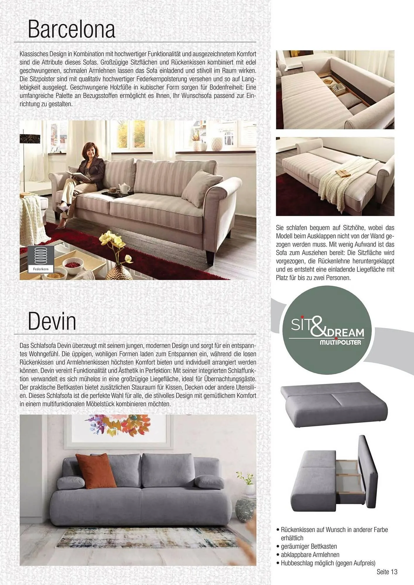 Multipolster Prospekt von 25. Juni bis 28. Juli 2025 - Prospekt seite 13