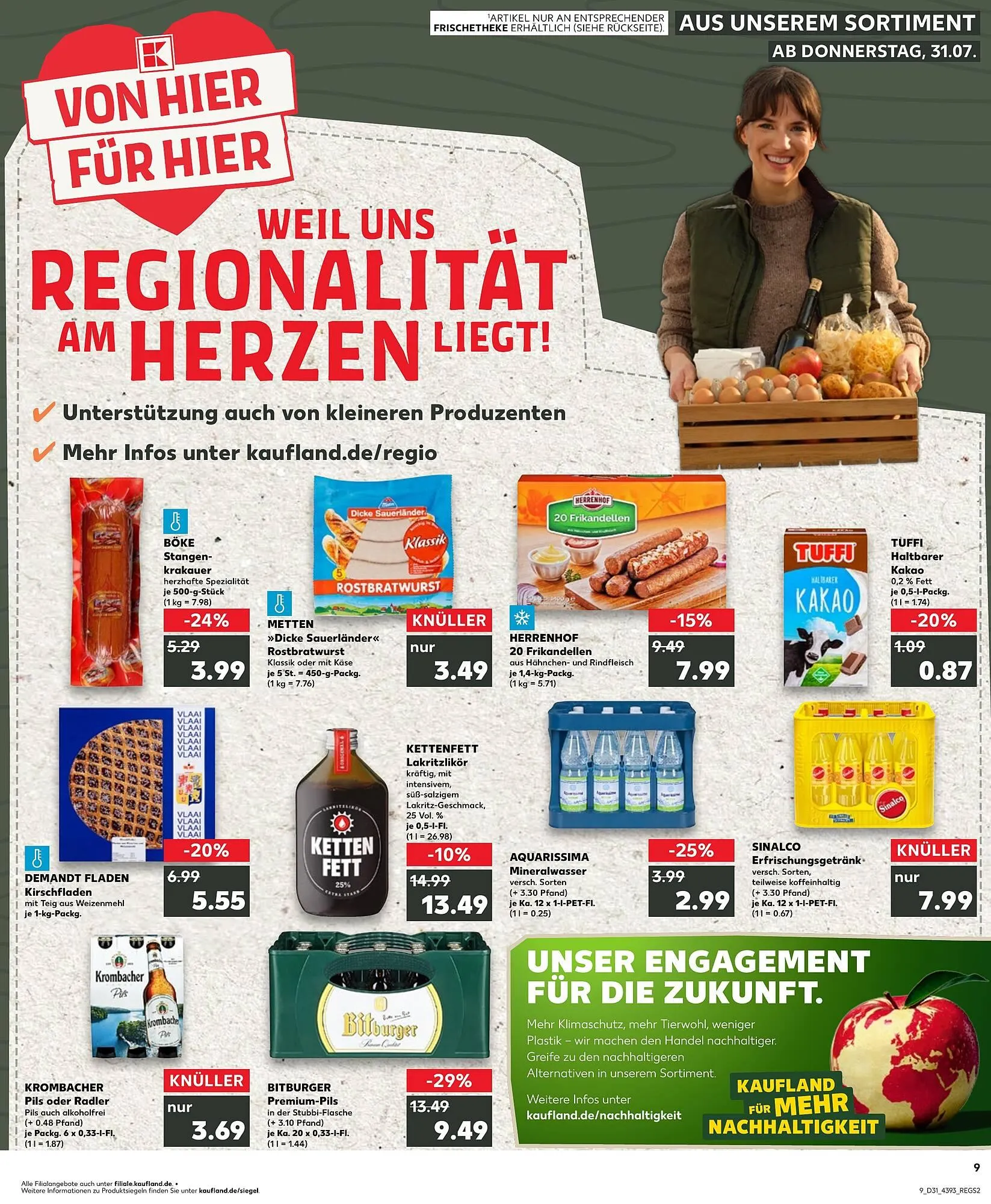 Kaufland Prospekt von 31. Juli bis 6. August 2025 - Prospekt seite 9