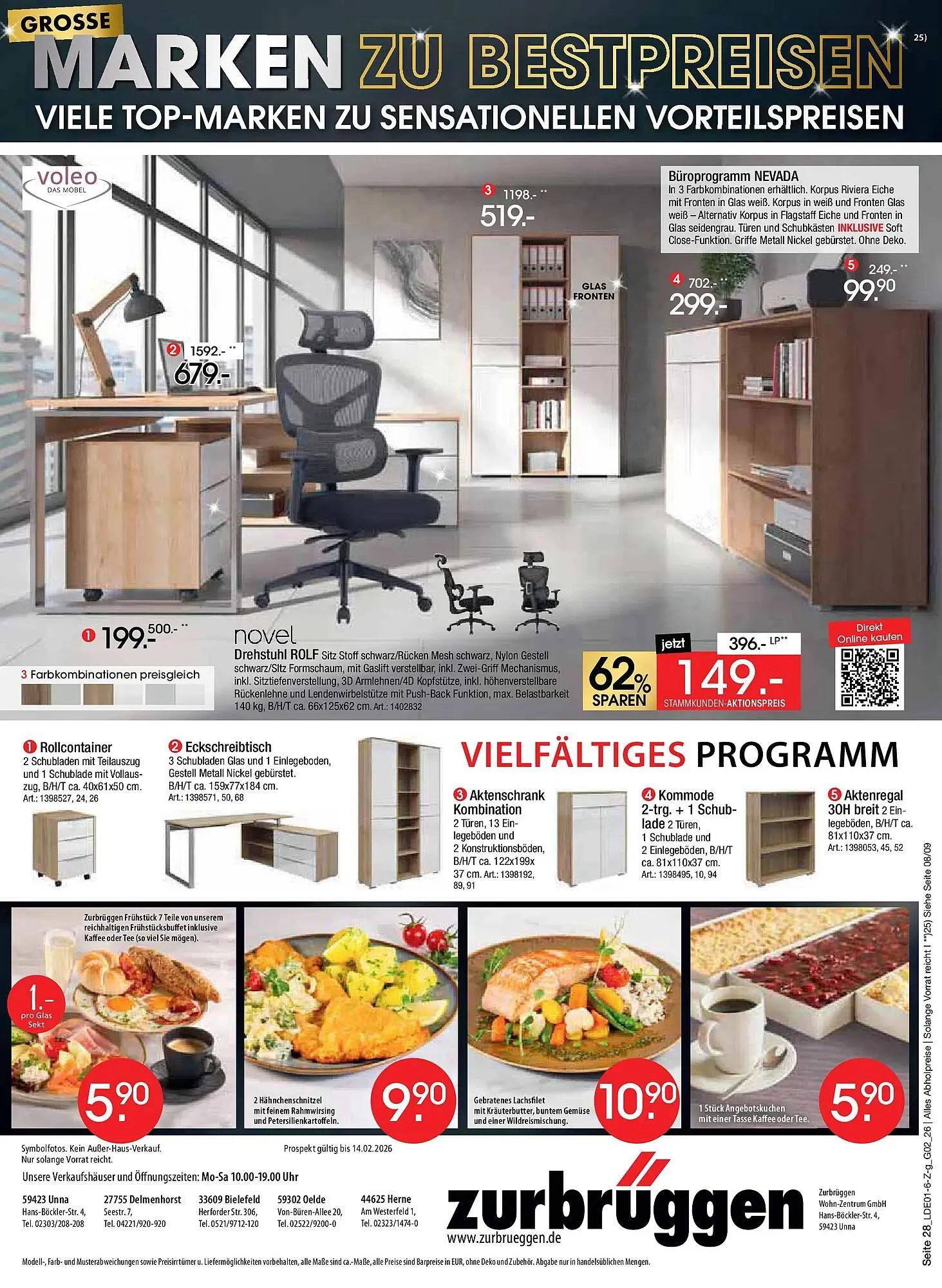 Zurbrüggen Prospekt von 30. Januar bis 14. Februar 2026 - Prospekt seite 44