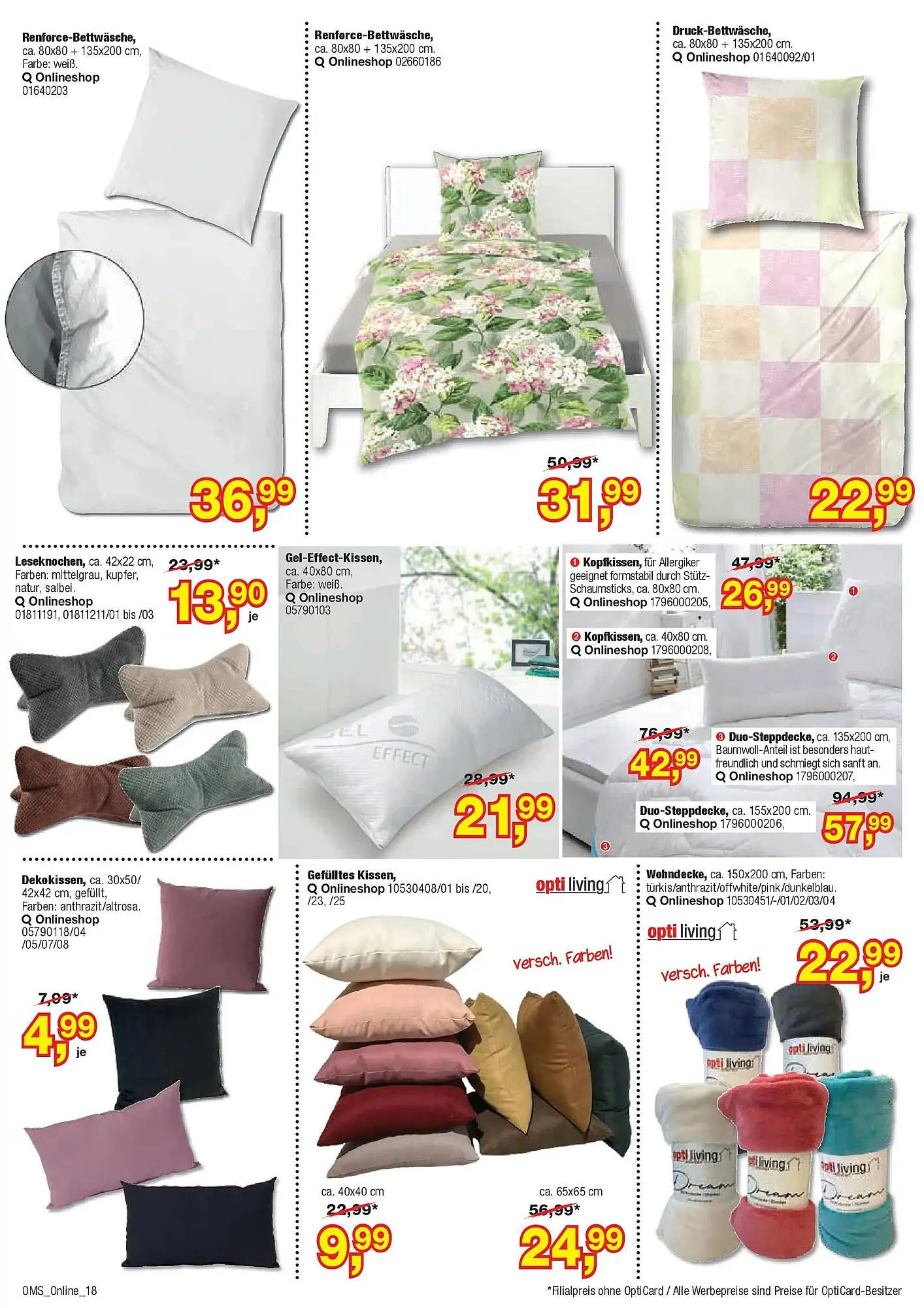 Opti Wohnwelt Prospekt von 21. März bis 1. April 2026 - Prospekt seite 18