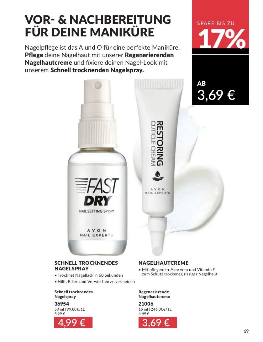 Avon Aktueller Prospekt von 4. Juni bis 18. Juni 2025 - Prospekt seite 69