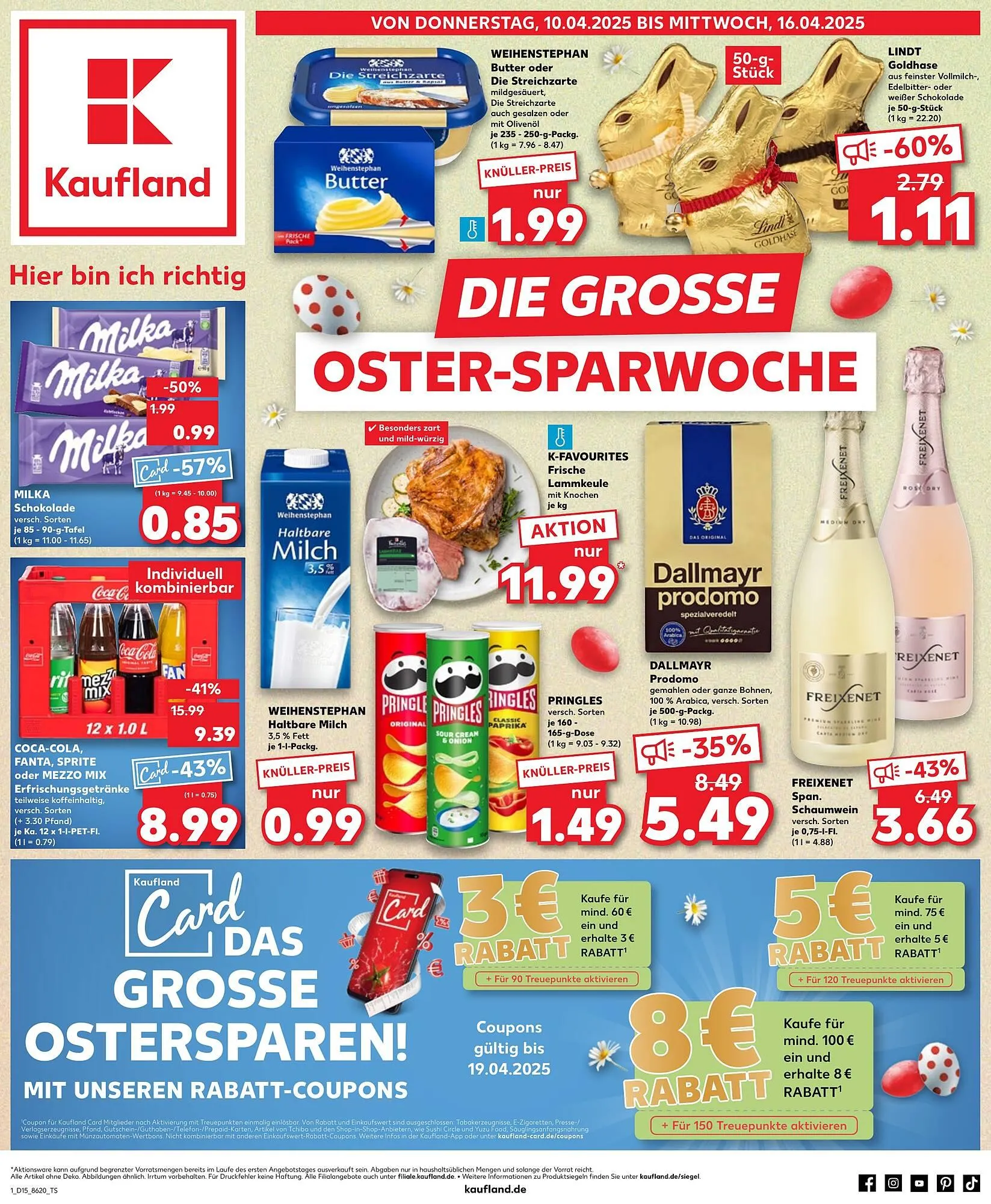 Kaufland Prospekt von 10. April bis 16. April 2025 - Prospekt seite 1