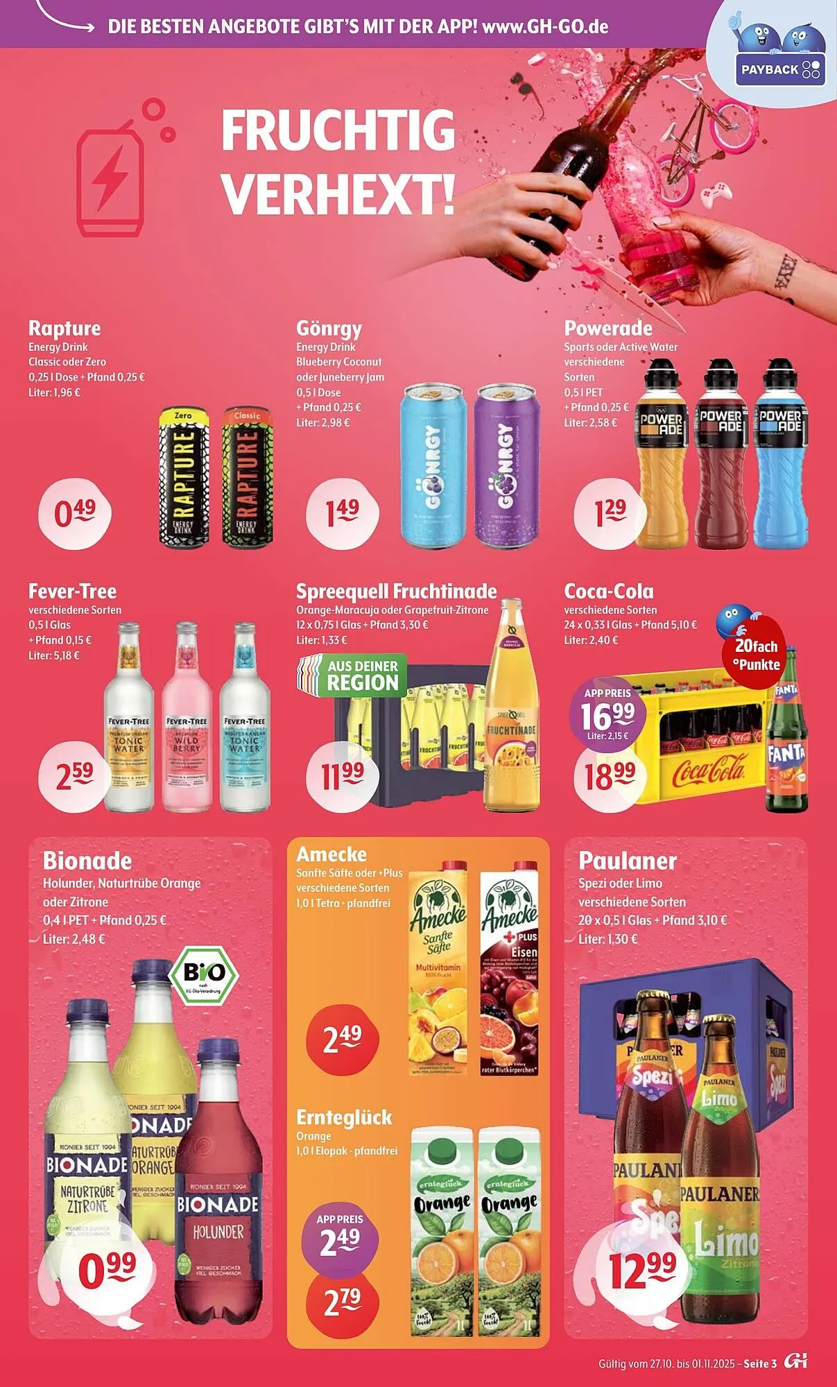 Getränke Hoffmann Prospekt von 27. Oktober bis 1. November 2025 - Prospekt seite 3