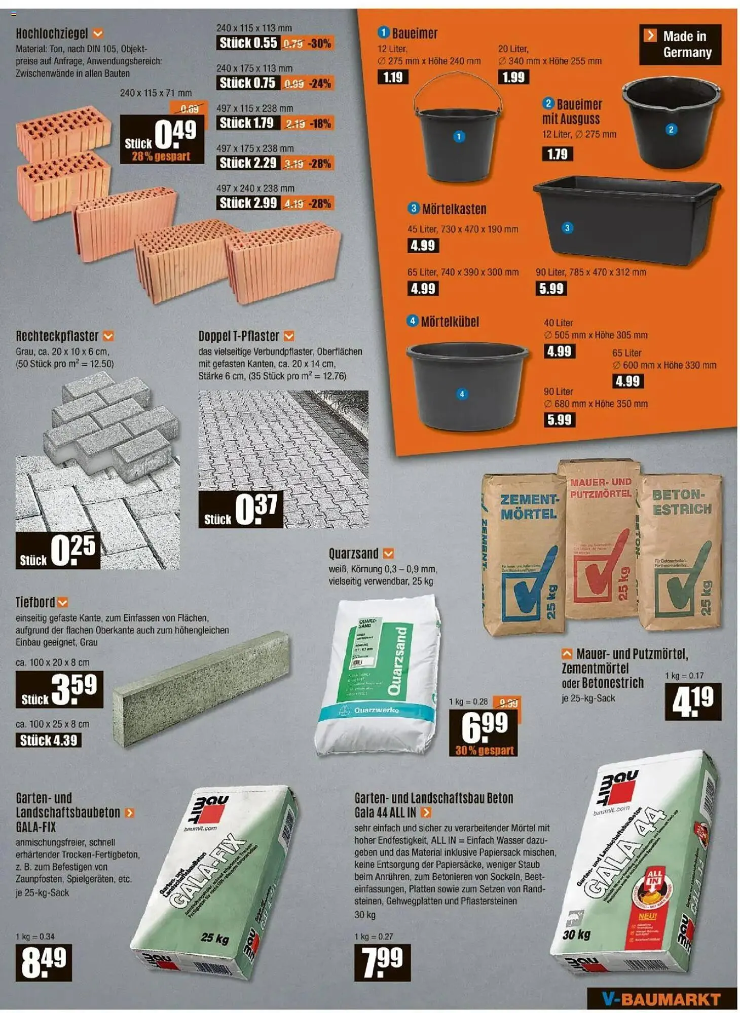 V Baumarkt Prospekt von 3. April bis 9. April 2025 - Prospekt seite 9