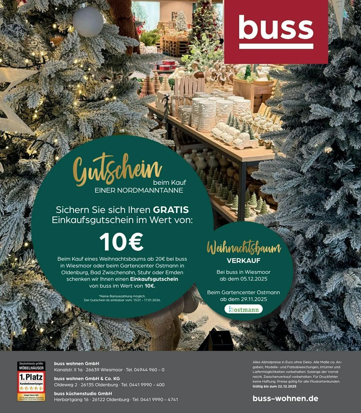 Möbel Buss Aktueller Prospekt von 17. Dezember bis 31. Dezember 2025 - Prospekt seite 32
