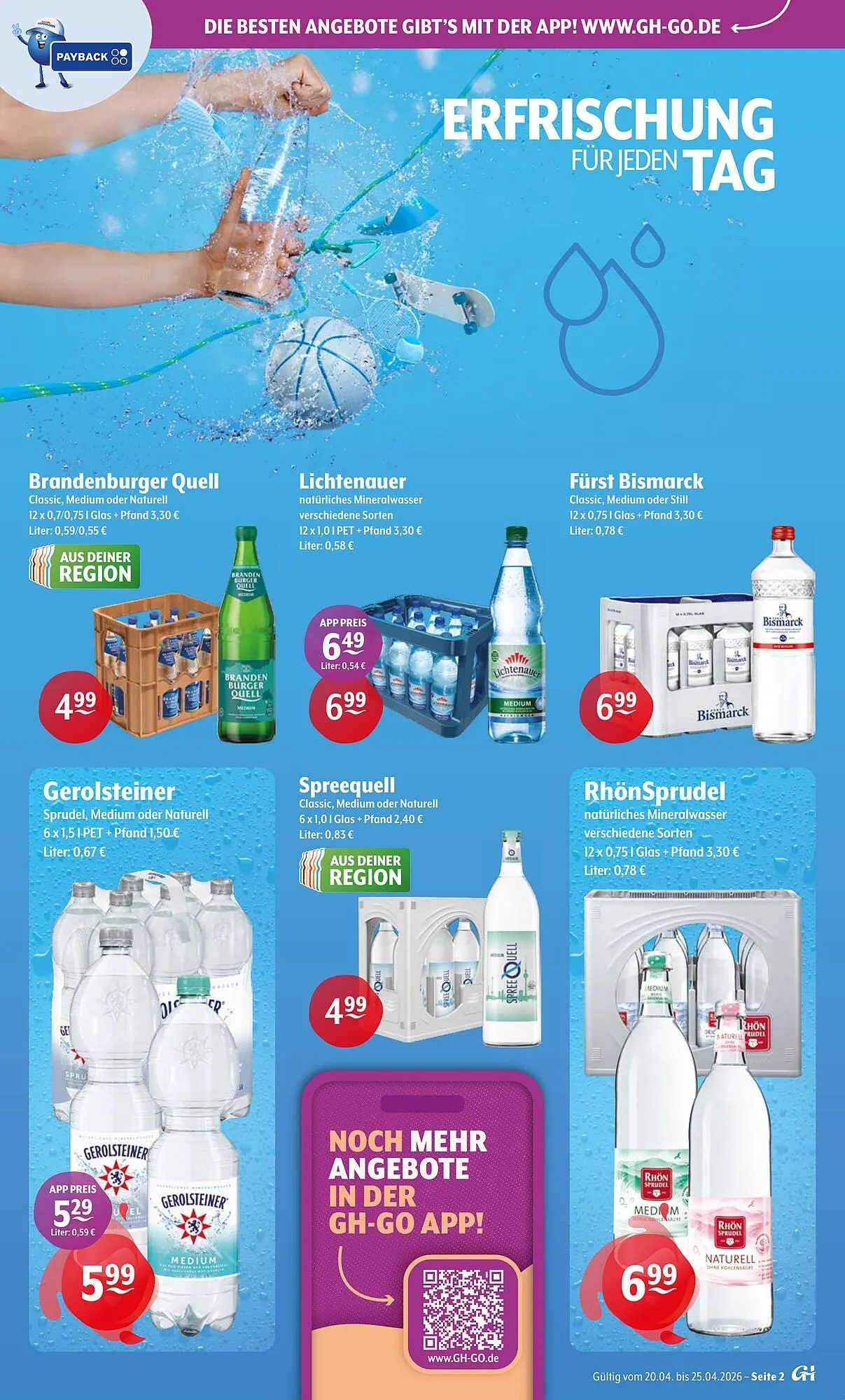 Getränke Hoffmann Prospekt von 20. April bis 25. April 2026 - Prospekt seite 2