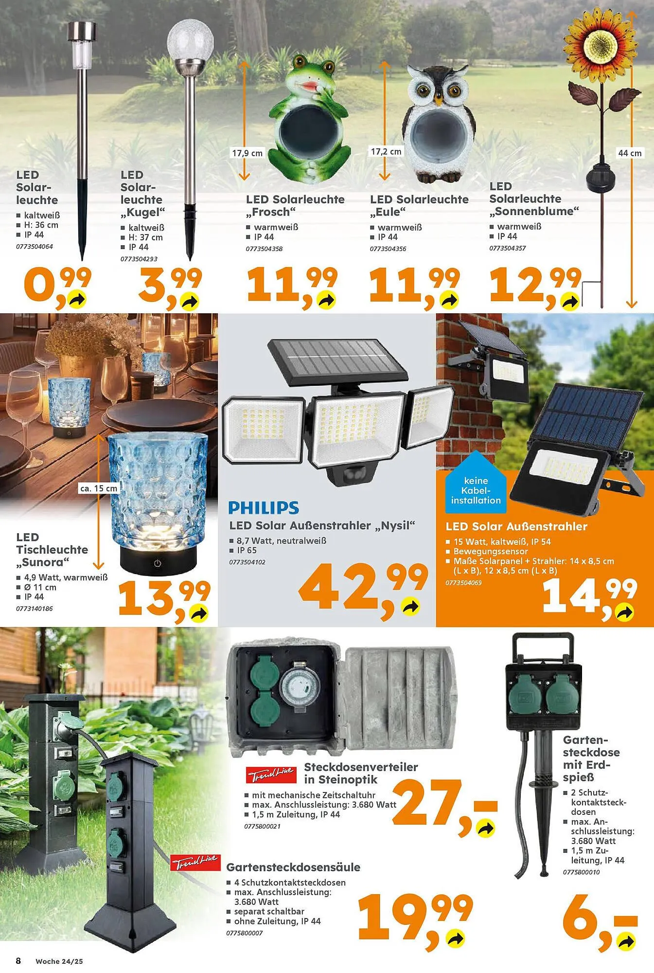 Globus Baumarkt Prospekt von 9. Juni bis 14. Juni 2025 - Prospekt seite 8