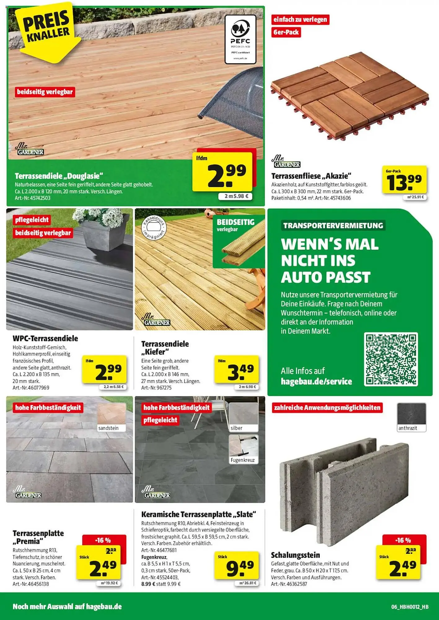 Hagebau Prospekt von 14. März bis 21. März 2026 - Prospekt seite 6