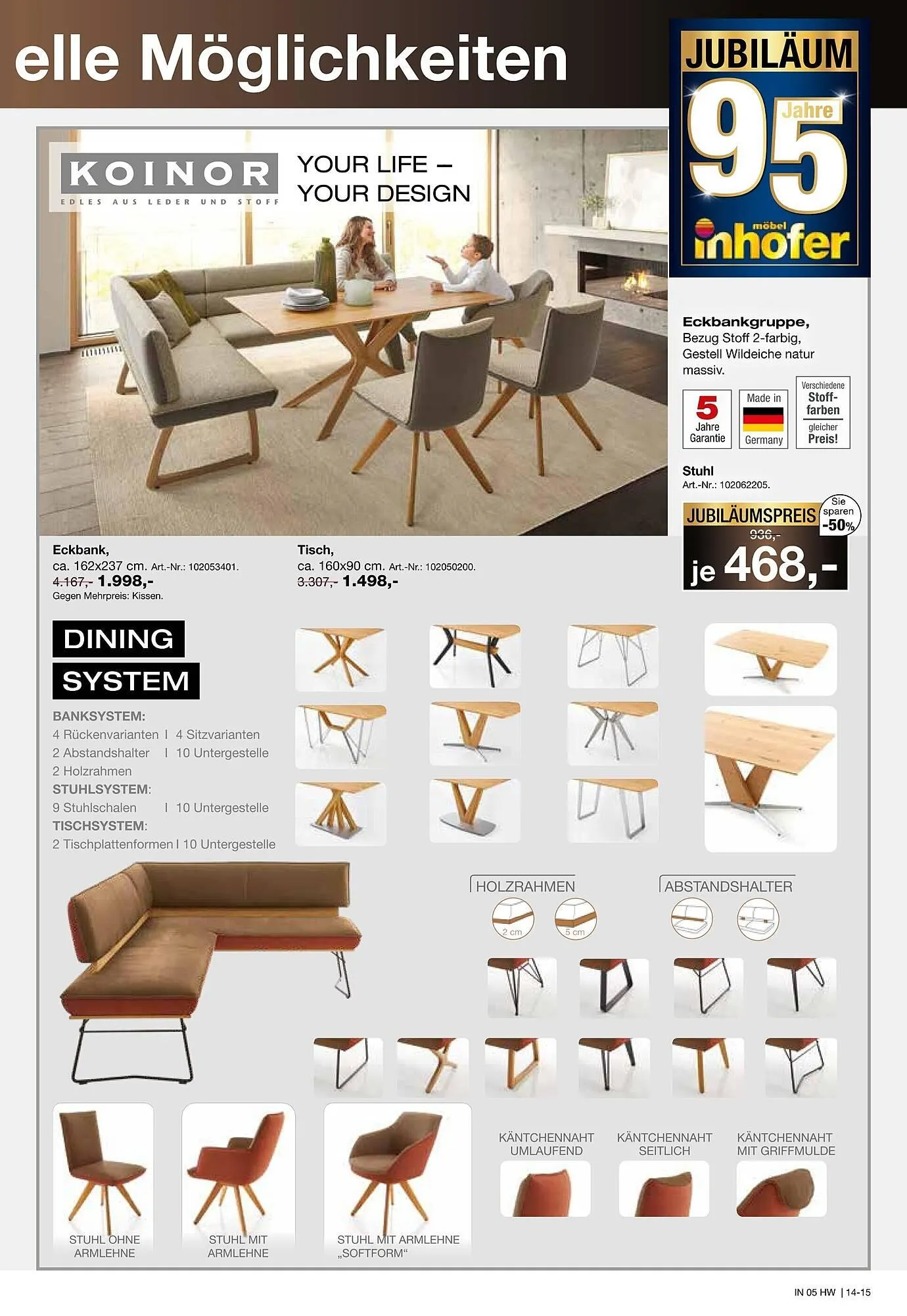 Möbel Inhofer Prospekt von 18. Februar bis 14. März 2026 - Prospekt seite 15