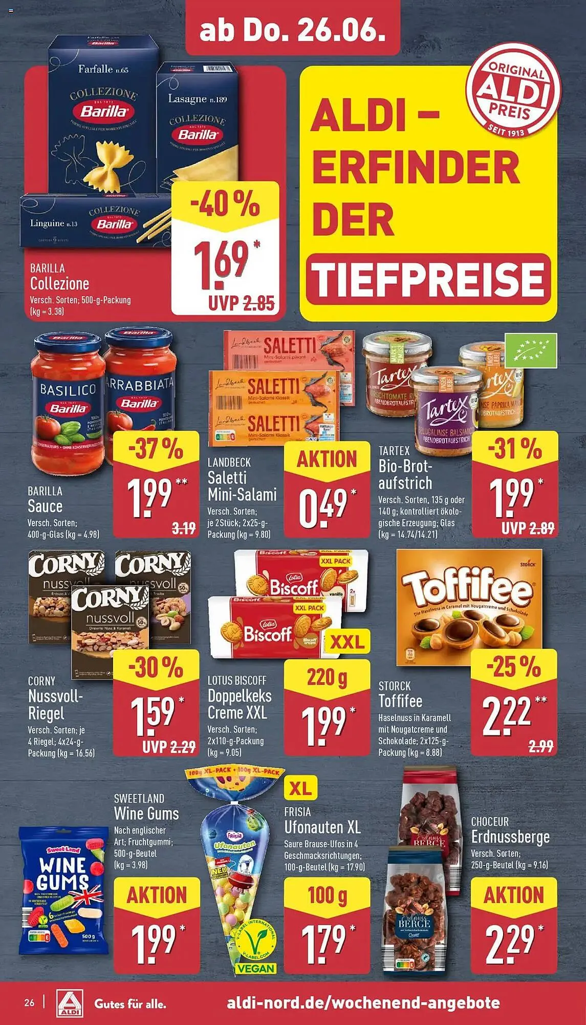 Aldi Nord Prospekt von 23. Juni bis 28. Juni 2025 - Prospekt seite 30