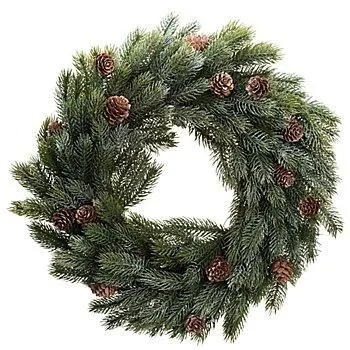 Tannenkranz mit Zapfen, 42 cm Ø