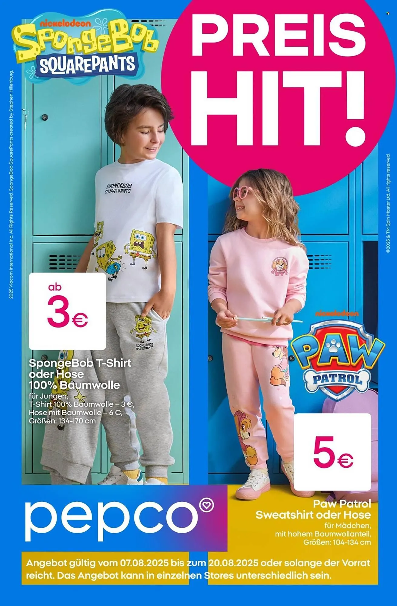 PEPCO Prospekt von 7. August bis 20. August 2025 - Prospekt seite 1