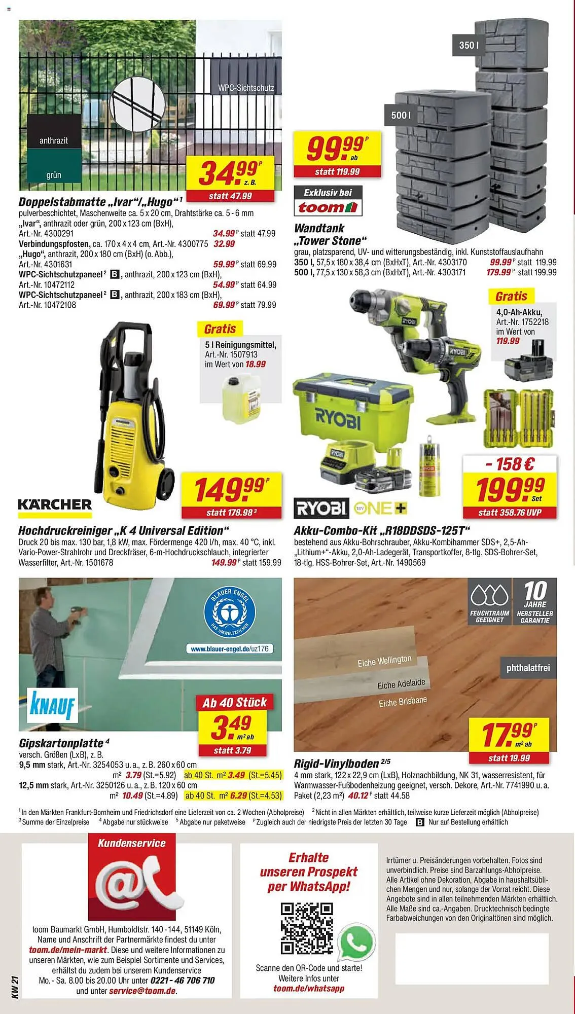 Toom Baumarkt Prospekt von 16. Mai bis 22. Mai 2026 - Prospekt seite 26