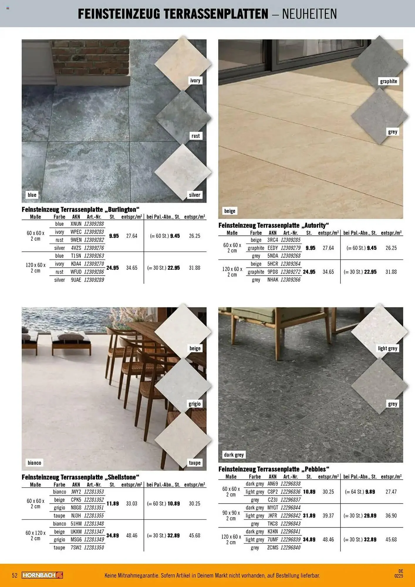 Hornbach Prospekt von 28. Februar bis 29. März 2025 - Prospekt seite 52
