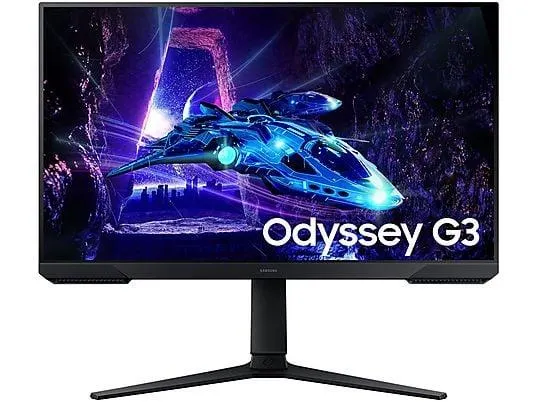 SAMSUNG LS24DG300EUXEN/24"/GAM/FHD /180HZ/ERGO 24 Zoll Full-HD Gaming Monitor (1 ms Reaktionszeit , 180 Hz (max.) , 60 Hz nativ)