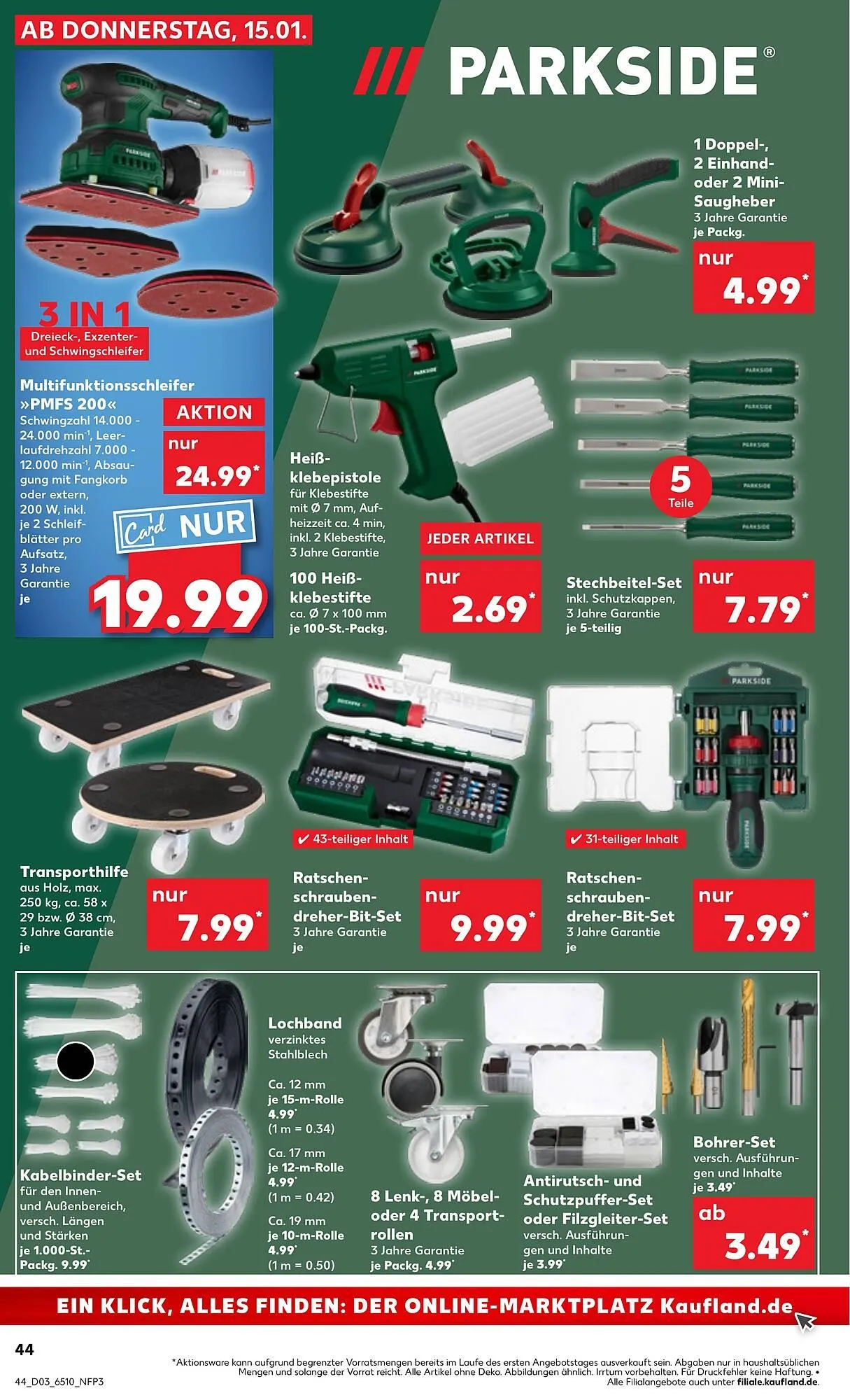 Kaufland Prospekt von 15. Januar bis 21. Januar 2026 - Prospekt seite 44