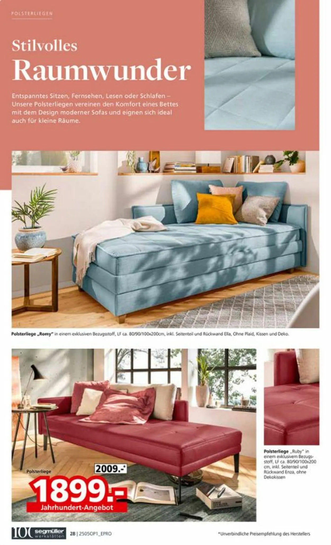 SEGMÜLLER von 24. Mai bis 31. August 2025 - Prospekt seite 28