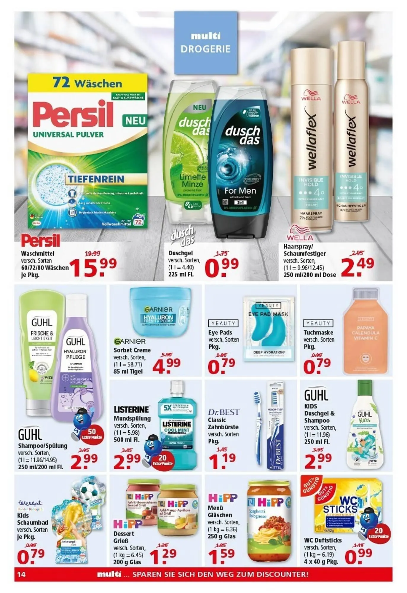 Multi Markt Prospekt von 20. April bis 25. April 2026 - Prospekt seite 14