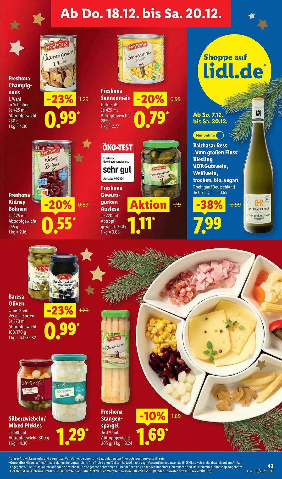Lidl Prospekt von 15. Dezember bis 21. Dezember 2025 - Prospekt seite 63