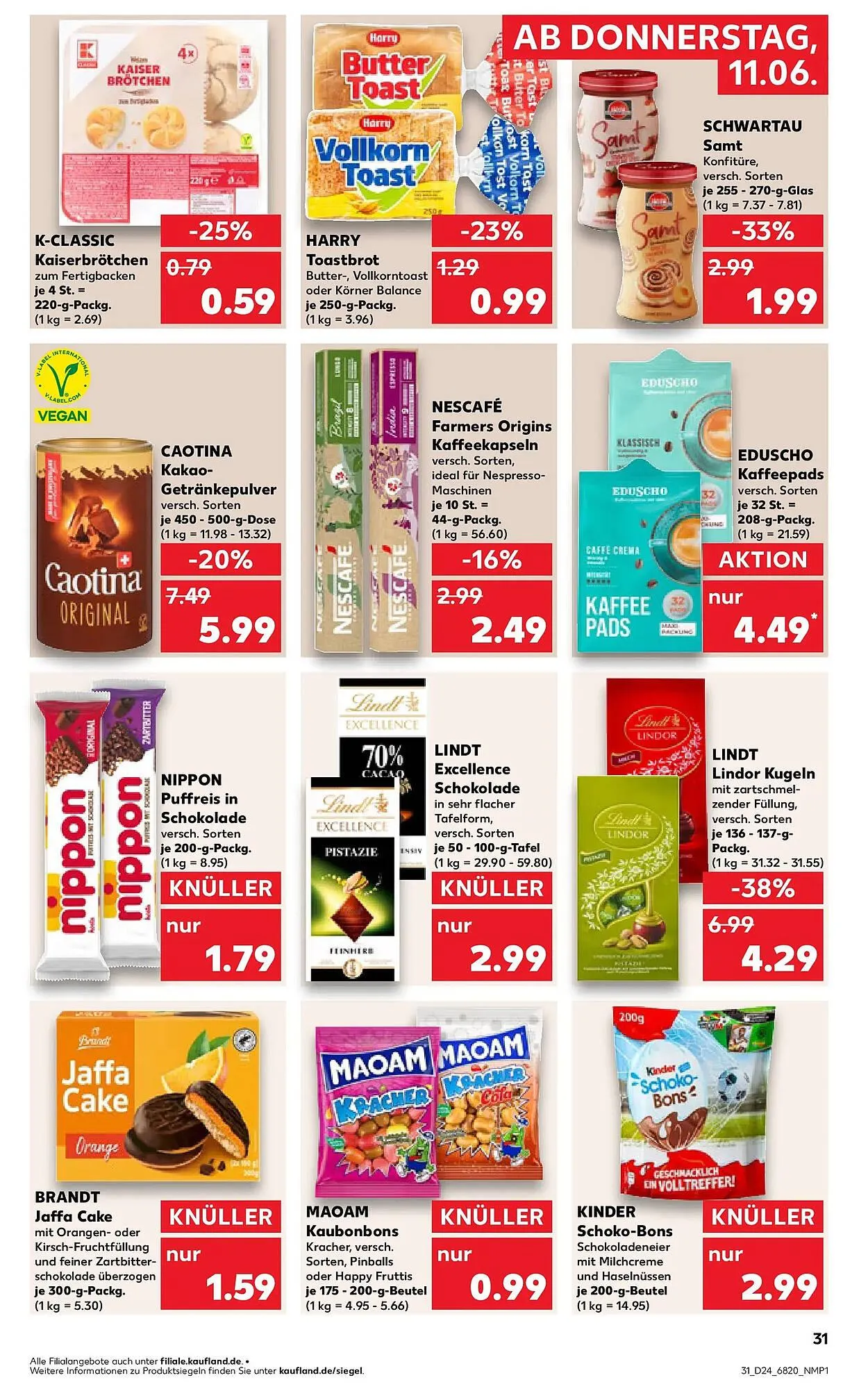 Kaufland Prospekt von 11. Juni bis 17. Juni 2026 - Prospekt seite 31