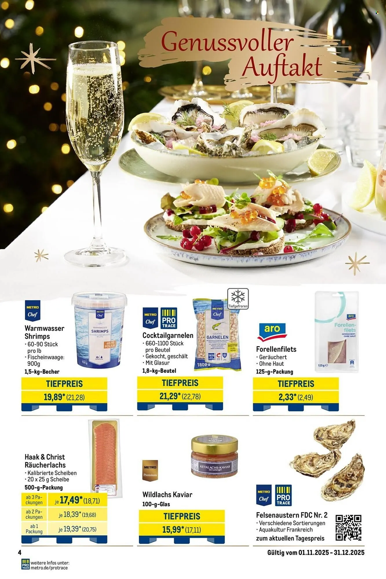 METRO Prospekt von 1. November bis 31. Dezember 2025 - Prospekt seite 4