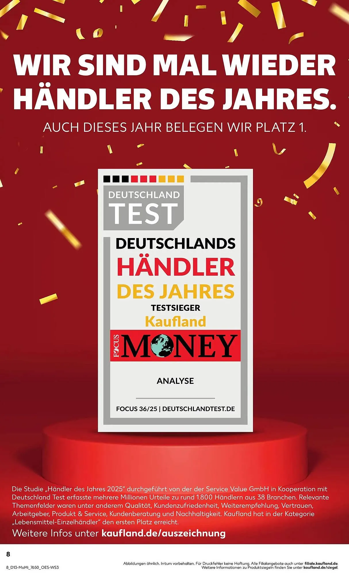 Kaufland Prospekt von 23. März bis 25. März 2026 - Prospekt seite 8