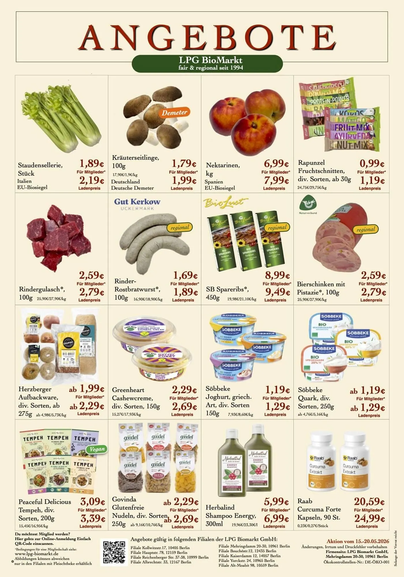 LPG Biomarkt Prospekt von 15. Mai bis 20. Mai 2026 - Prospekt seite 2