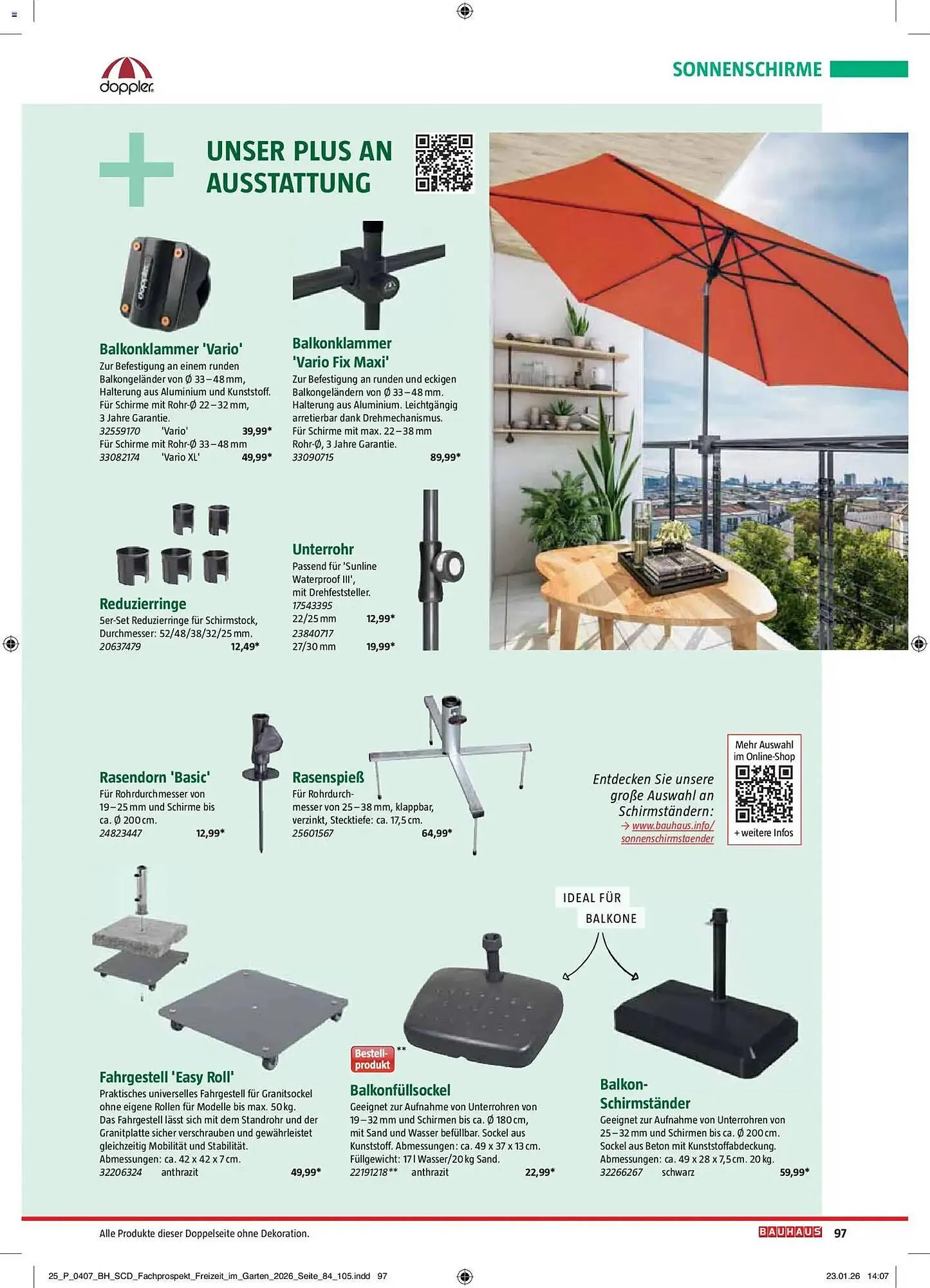 Bauhaus Prospekt von 2. März bis 30. Juni 2026 - Prospekt seite 97