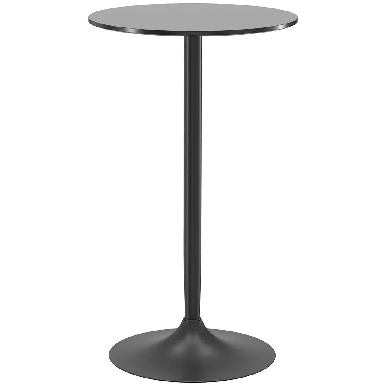 HOMCOM Bartisch Stehtisch Esstisch Runder Tresentisch für Wohnzimmer, Ø60x102 cm