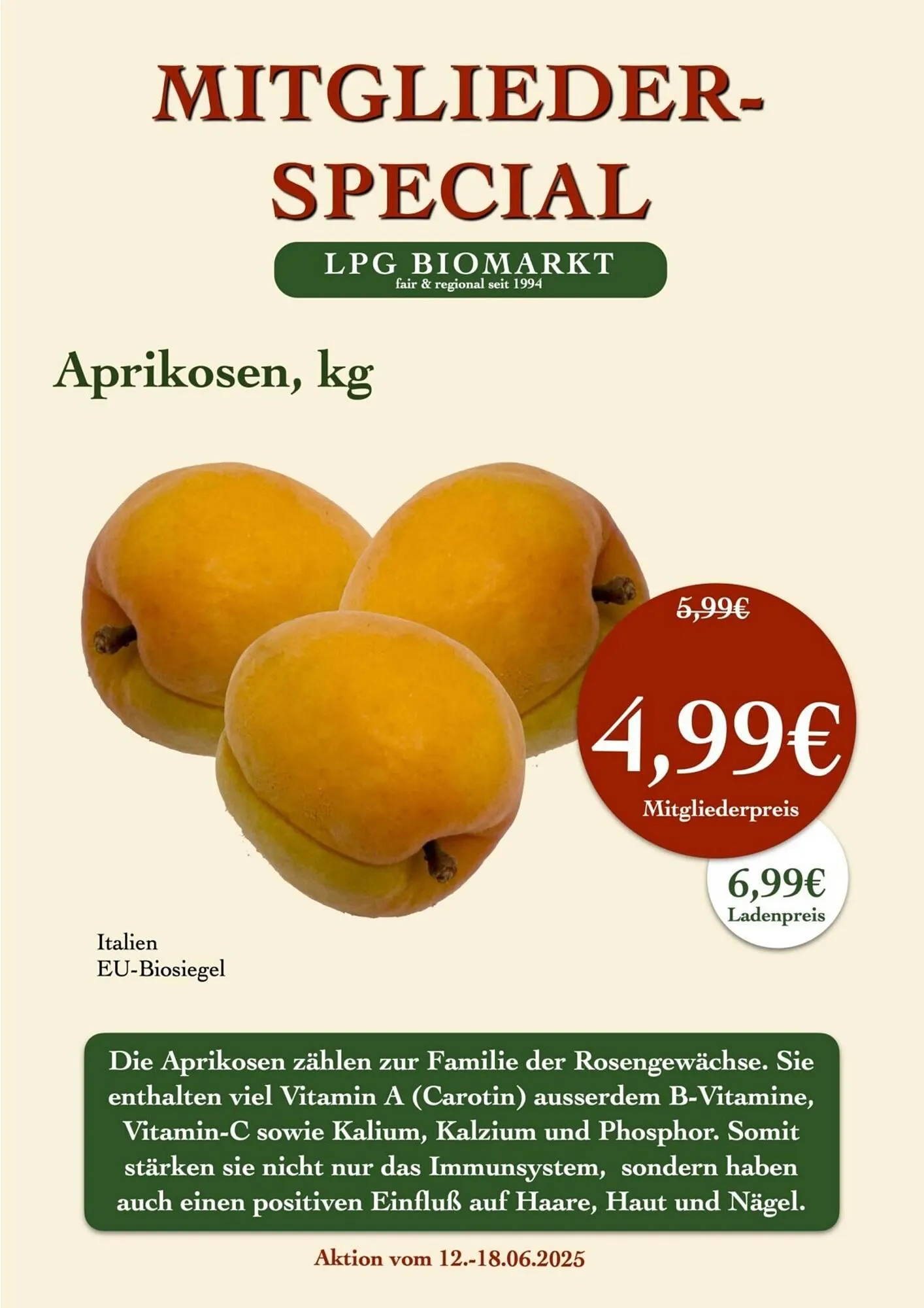 LPG Biomarkt Prospekt von 12. Juni bis 18. Juni 2025 - Prospekt seite 6