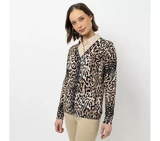 Wählen Sie Ihre Variante: STEFFEN SCHRAUT Cardigan V-Ausschnitt aufgesetzte Taschen figurumspielend