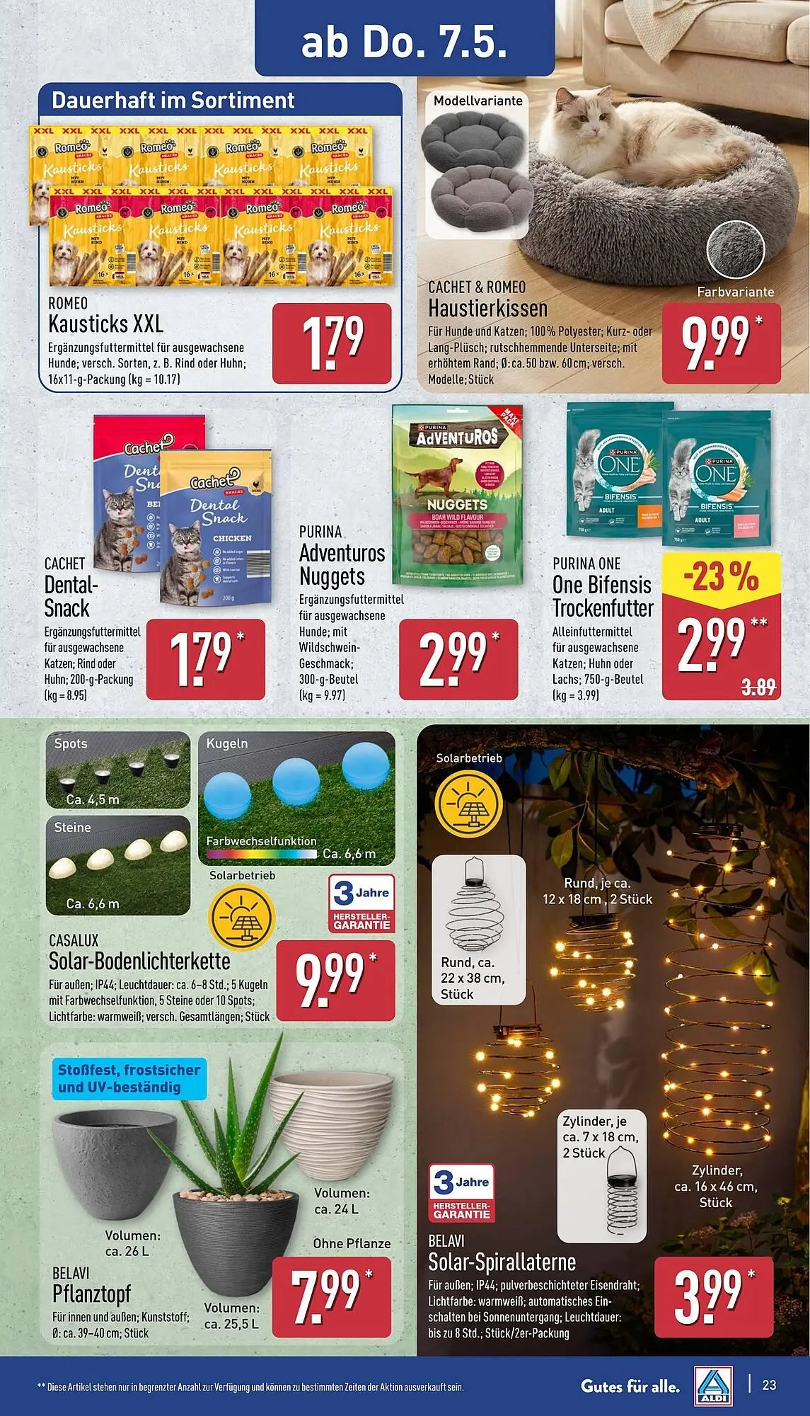 Aldi Nord Prospekt von 4. Mai bis 9. Mai 2026 - Prospekt seite 23