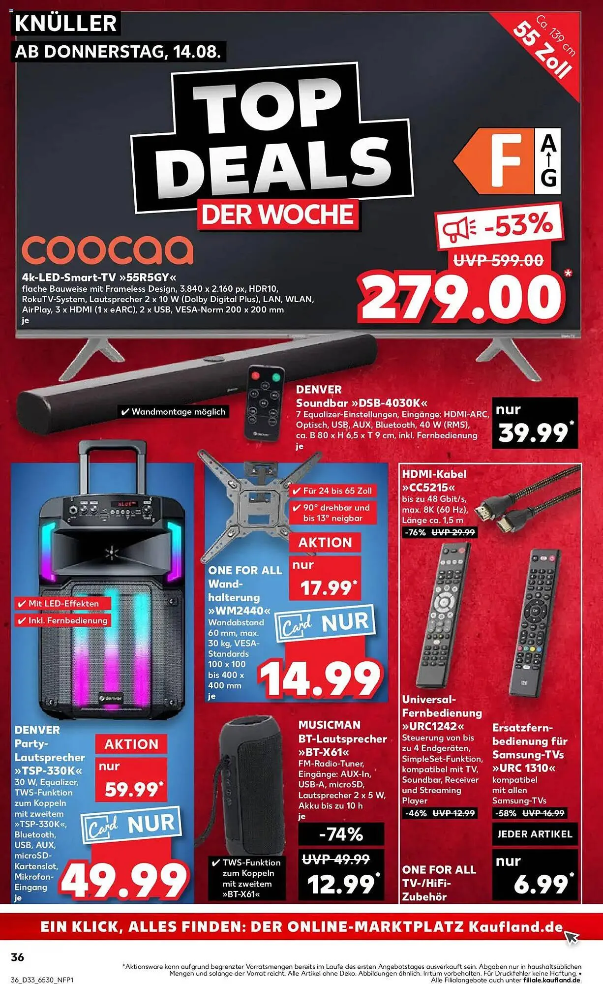 Kaufland Prospekt von 14. August bis 20. August 2025 - Prospekt seite 36