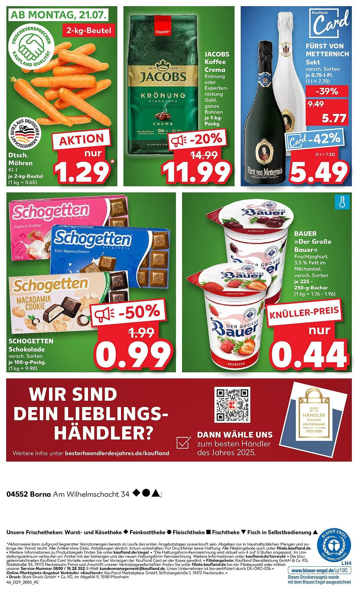Kaufland Regio Prospekt von 16. Juli bis 23. Juli 2025 - Prospekt seite 46