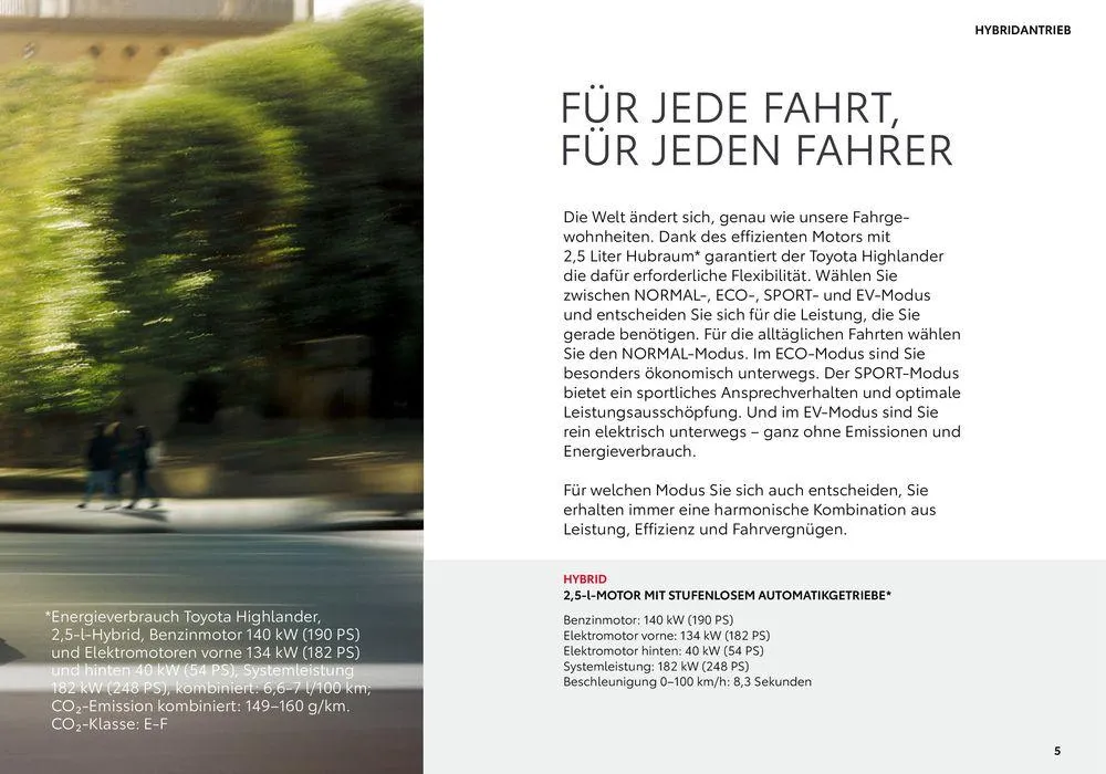 Toyota Highlander von 1. Juli bis 1. Juli 2025 - Prospekt seite 5