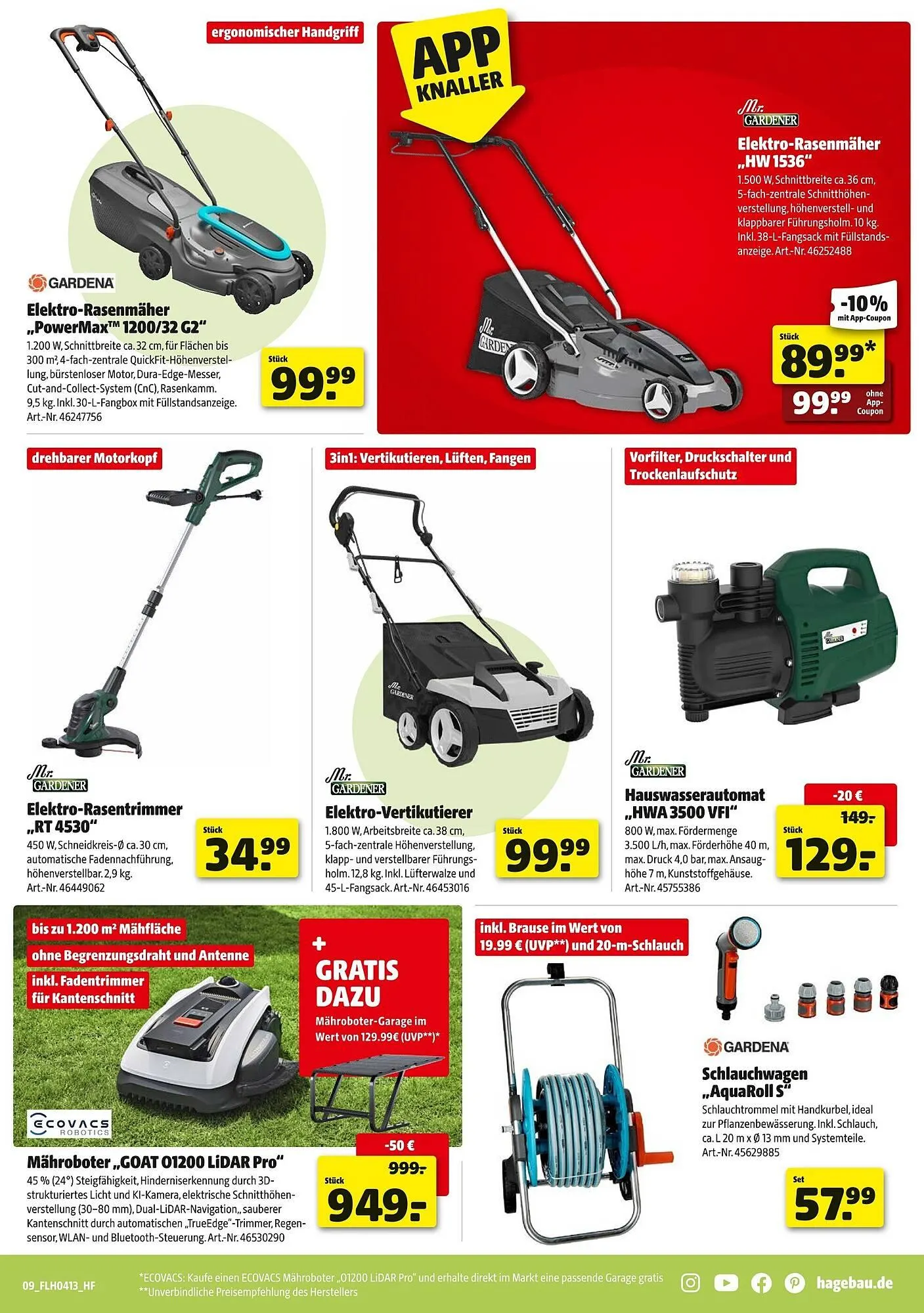 Hagebau Prospekt von 21. März bis 28. März 2026 - Prospekt seite 9