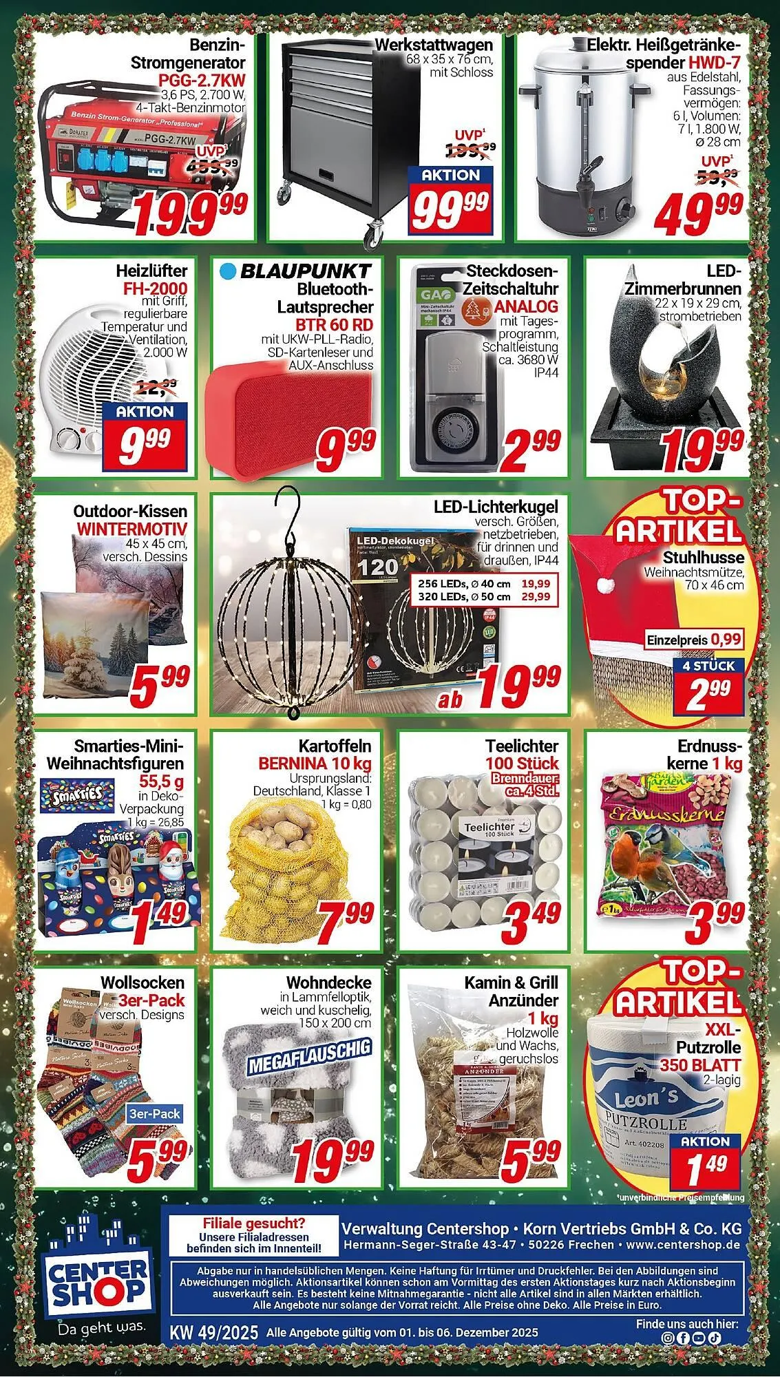 CENTERSHOP Prospekt von 1. Dezember bis 7. Dezember 2025 - Prospekt seite 16
