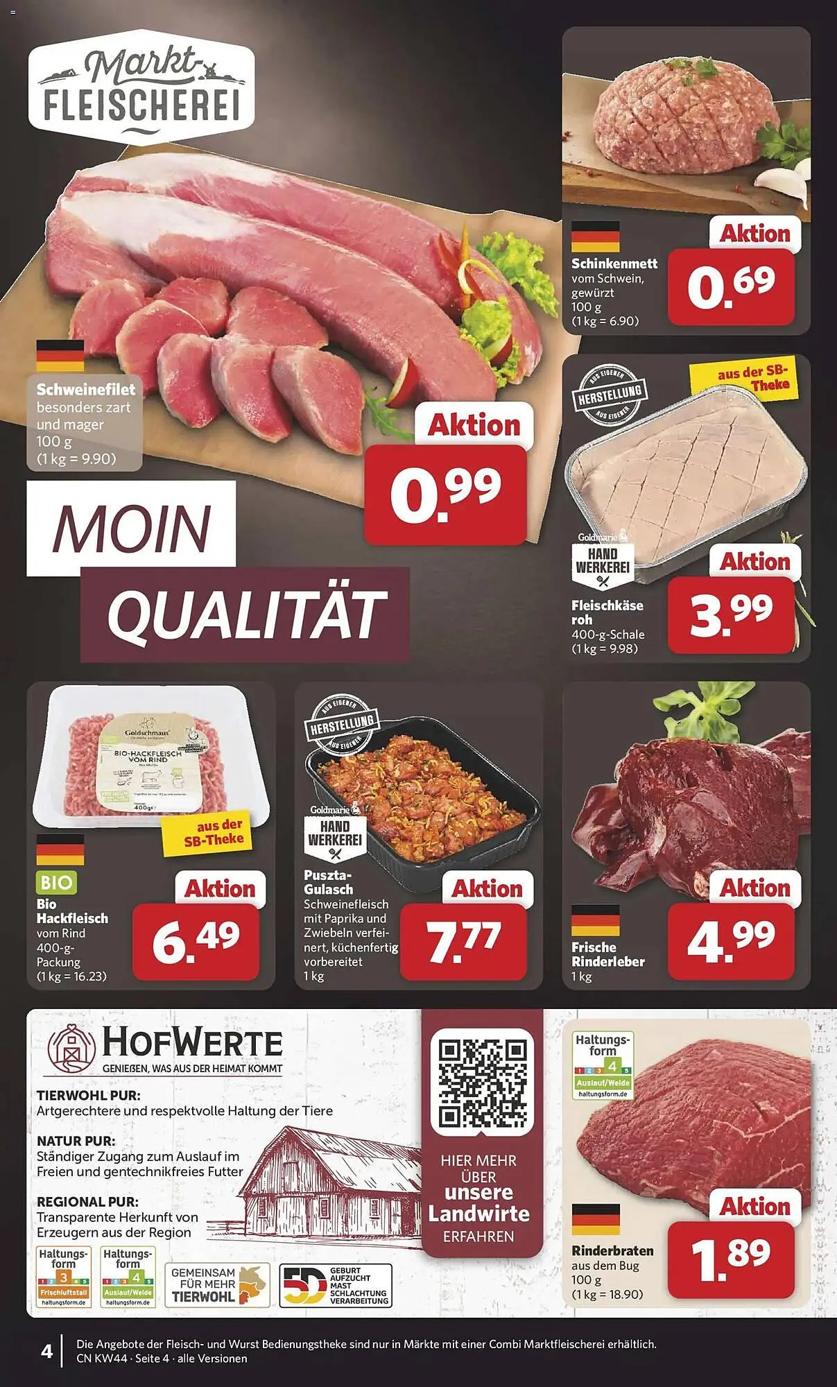 Combi Prospekt von 27. Oktober bis 1. November 2025 - Prospekt seite 4