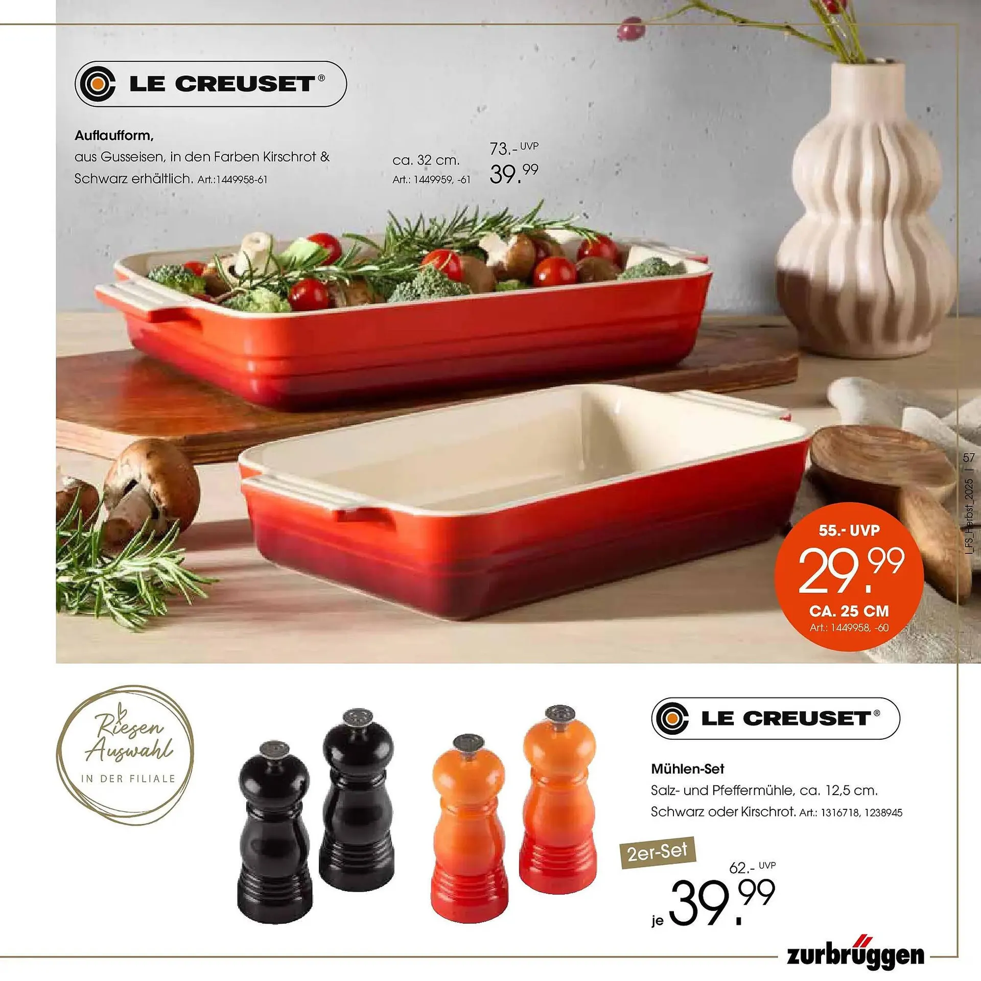 Zurbrüggen Prospekt von 19. Oktober bis 31. Januar 2026 - Prospekt seite 57