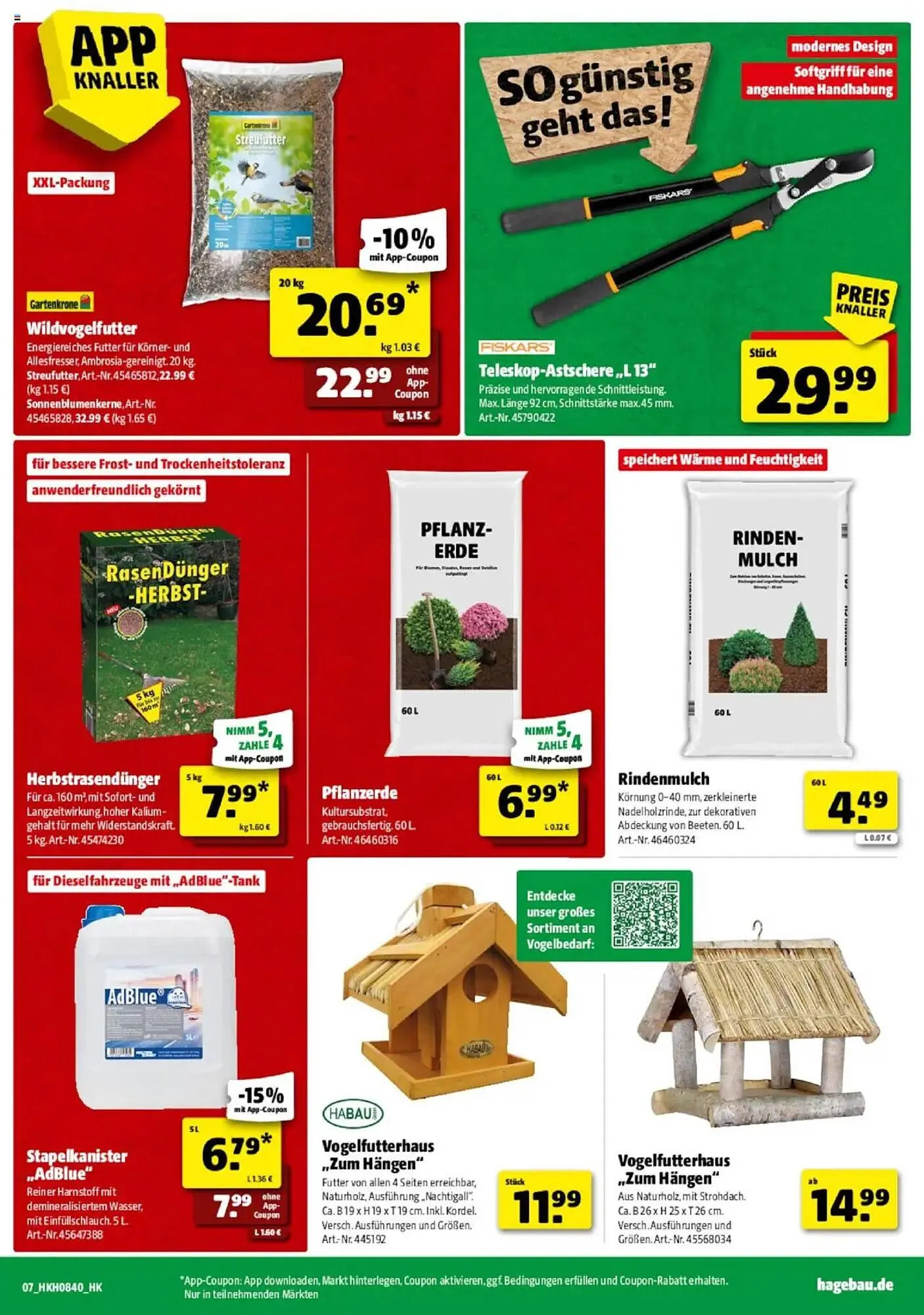 Hagebau Prospekt von 4. Oktober bis 11. Oktober 2025 - Prospekt seite 7